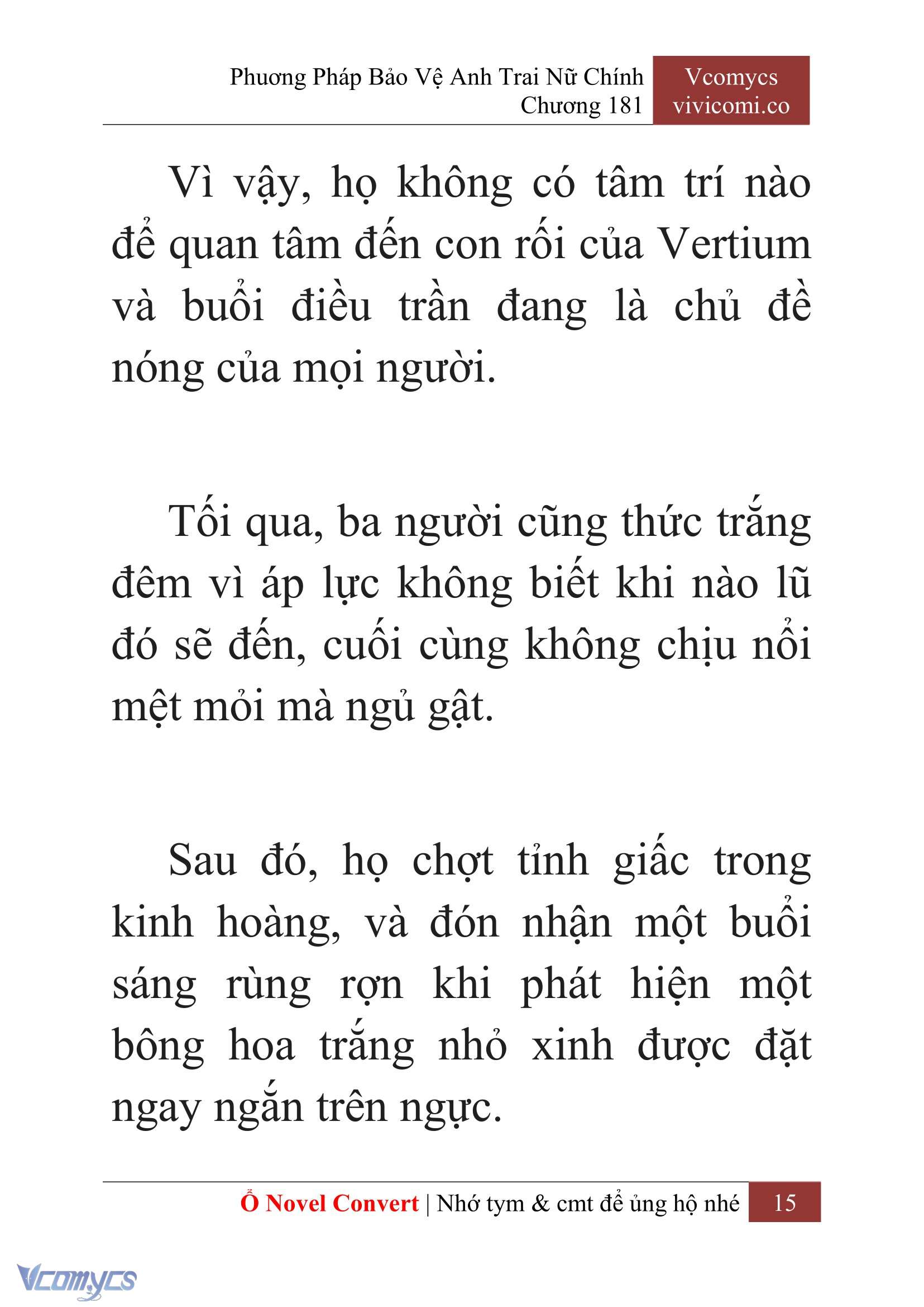 [Novel] Phương Pháp Bảo Vệ Anh Trai Nữ Chính Chap 181 - Next Chap 182