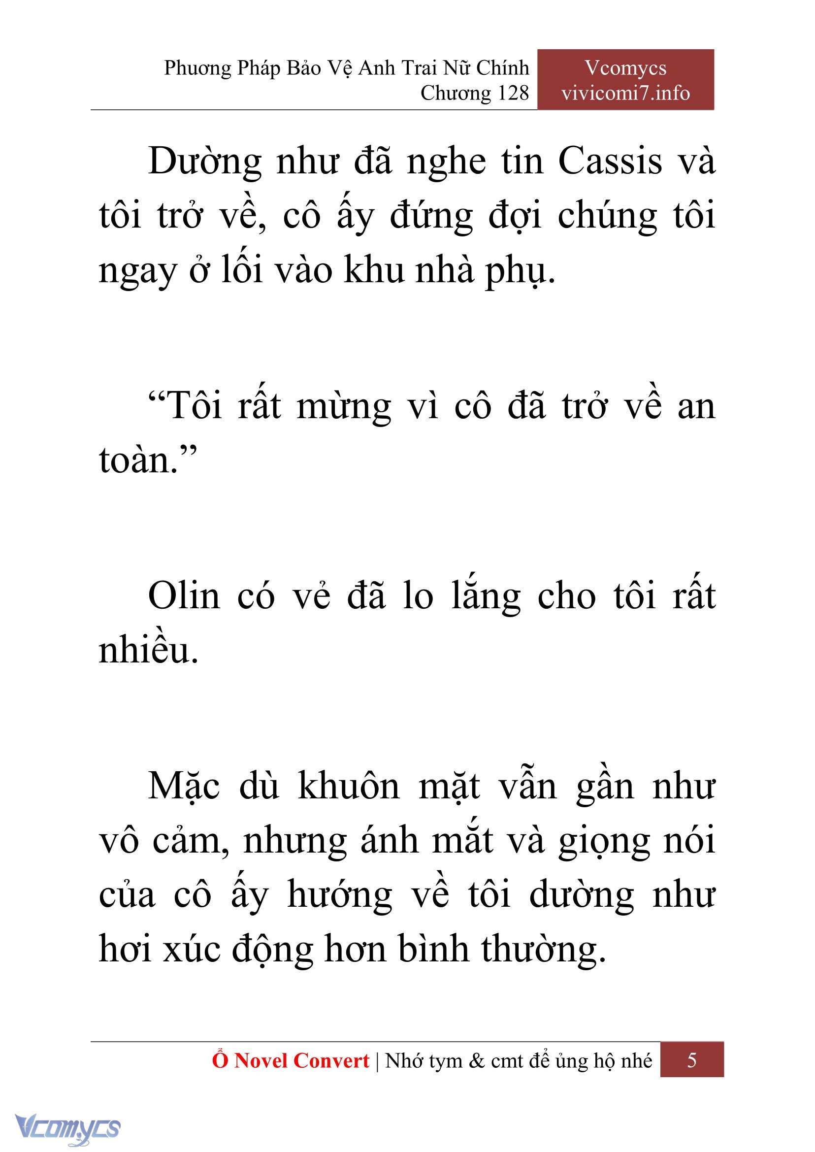 [Novel] Phương Pháp Bảo Vệ Anh Trai Nữ Chính Chap 128 - Next Chap 129