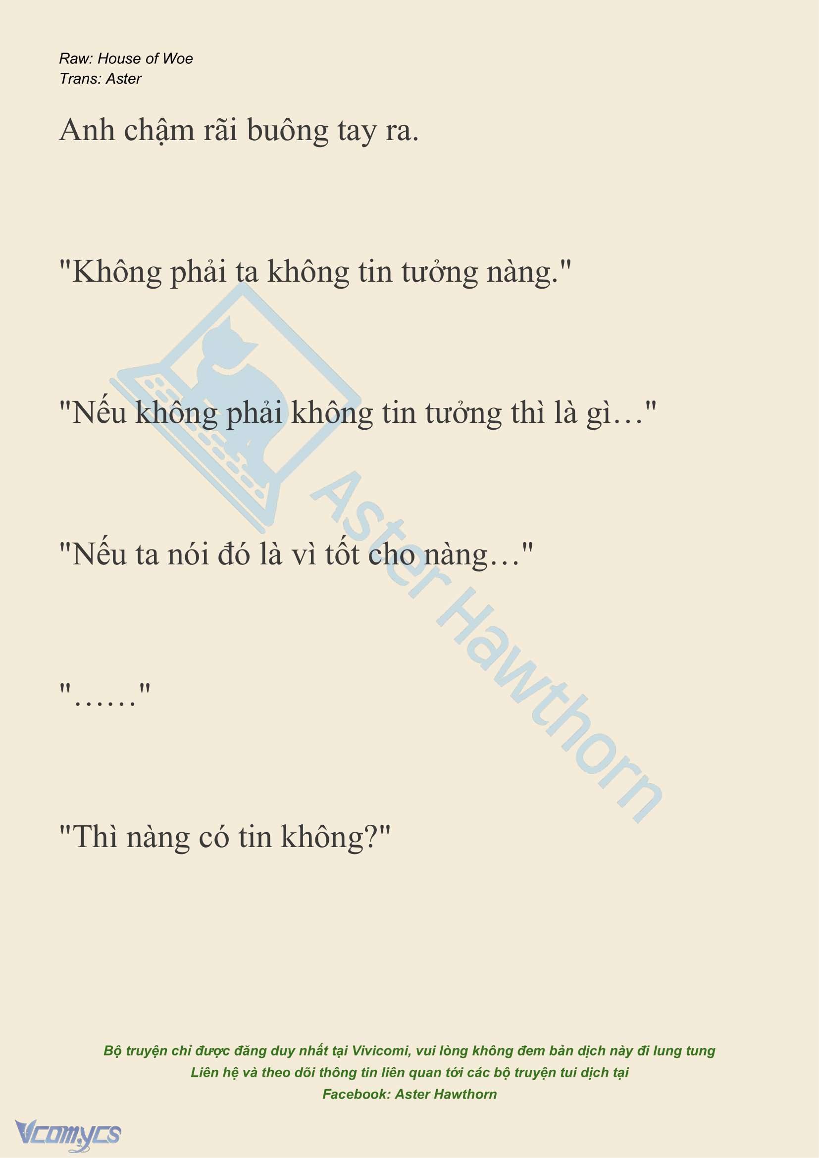 [NOVEL] Dành Cho Các Nữ Thần: Dành cho Psyche Chap 20 - Trang 2