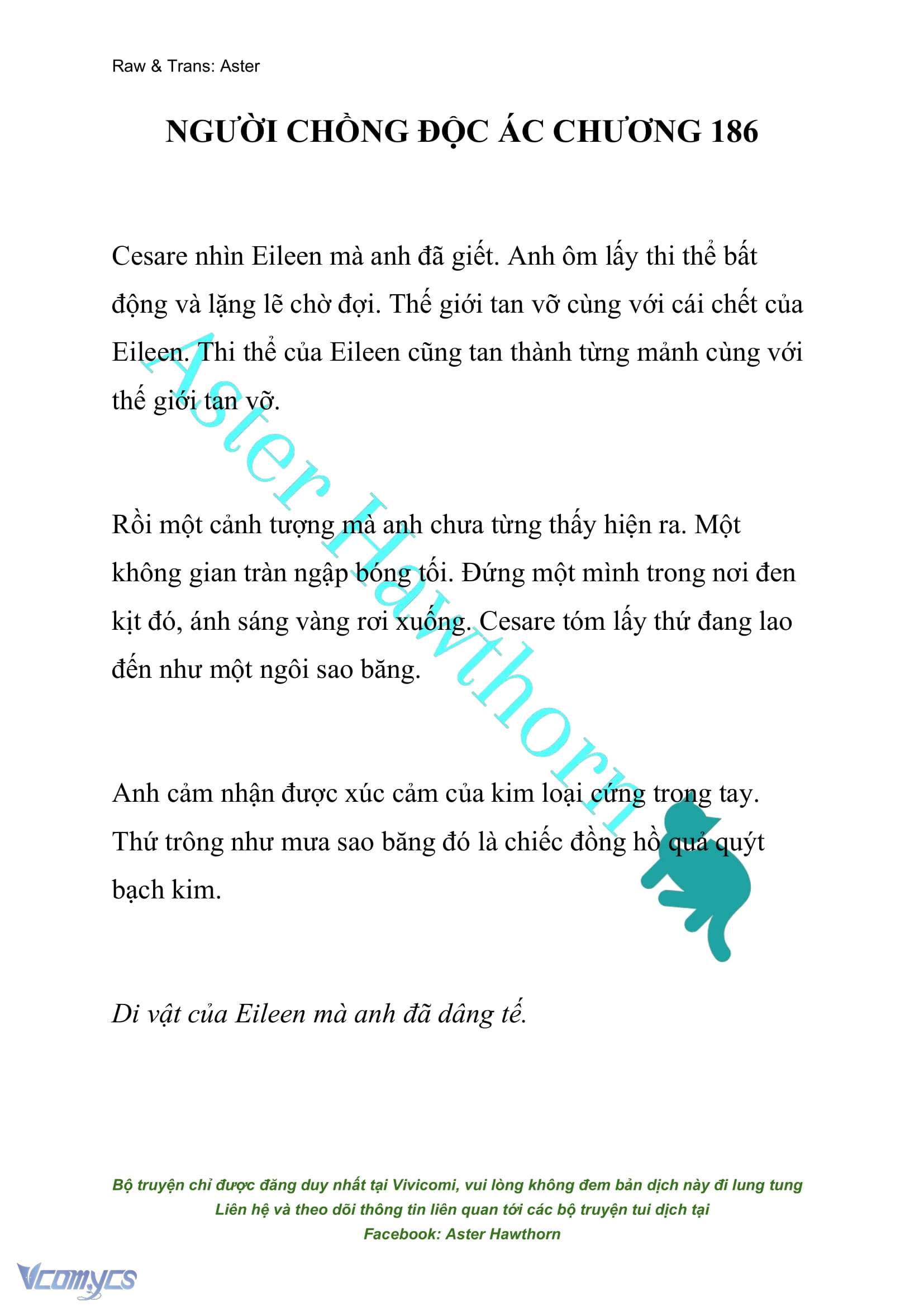 [NOVEL] Người Chồng Độc Ác Chap 186 - Next Chap 187