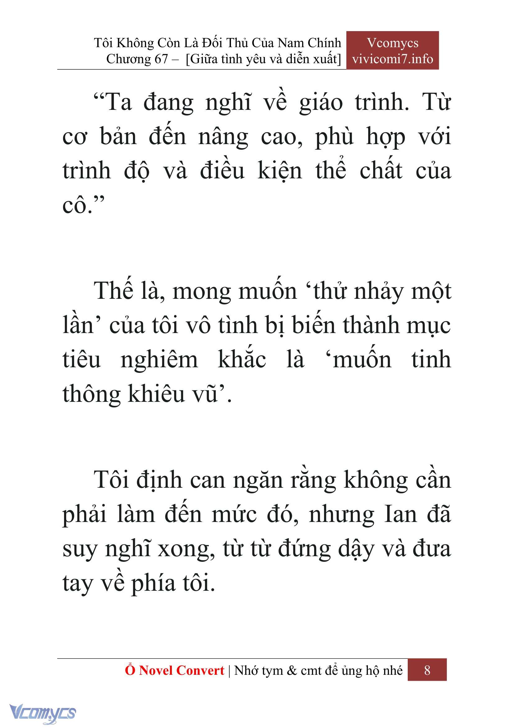 [Novel] Tôi Không Còn Là Đối Thủ Của Nam Chính Chap 67 - Trang 2