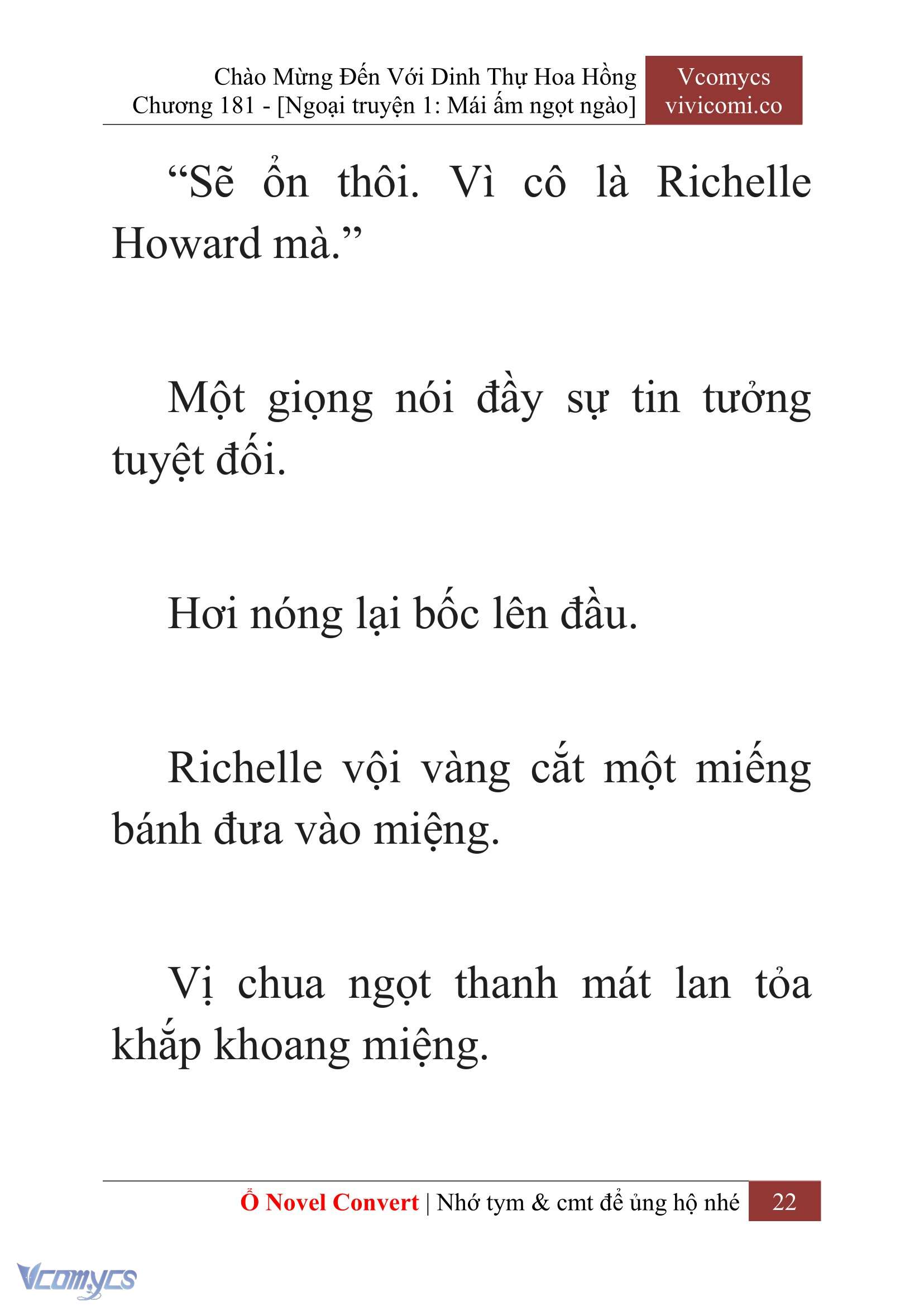 [Novel] Chào Mừng Đến Với Dinh Thự Hoa Hồng Chap 181 - Trang 2