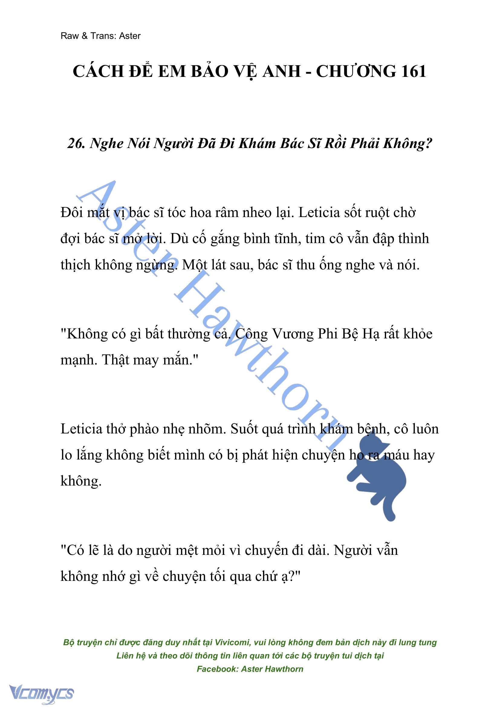 [NOVEL] Cách Để Em Bảo Vệ Anh Chap 161 - Next Chap 162