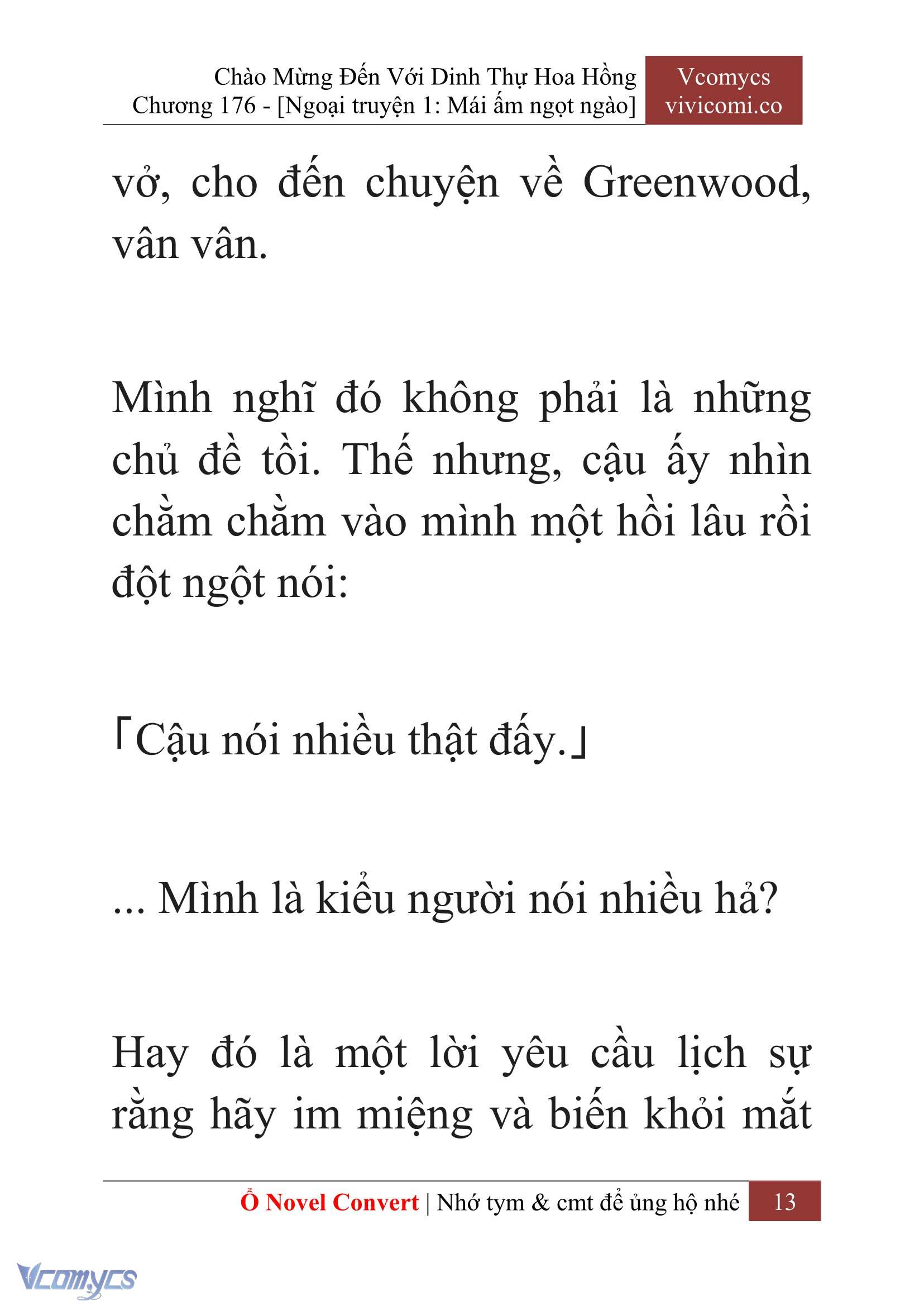 [Novel] Chào Mừng Đến Với Dinh Thự Hoa Hồng Chap 176 - Trang 2