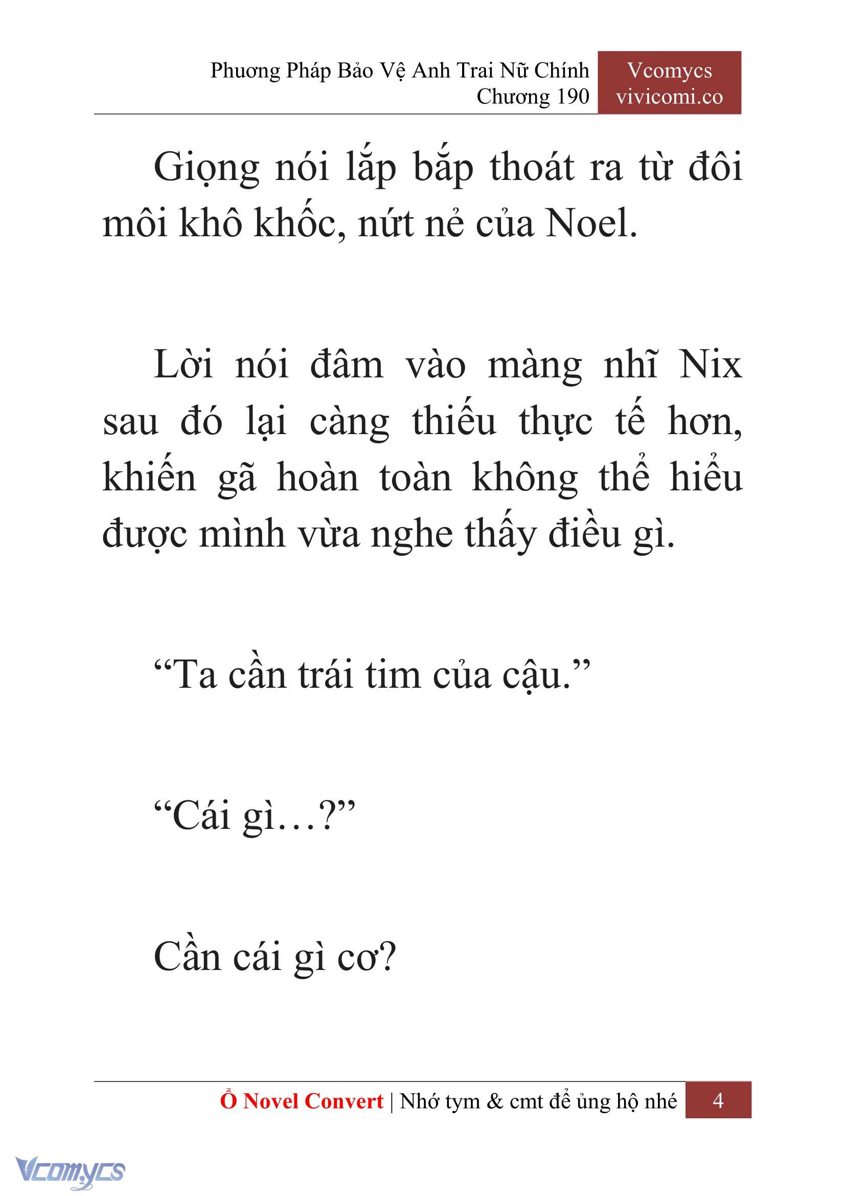 [Novel] Phương Pháp Bảo Vệ Anh Trai Nữ Chính Chap 190 - Trang 2