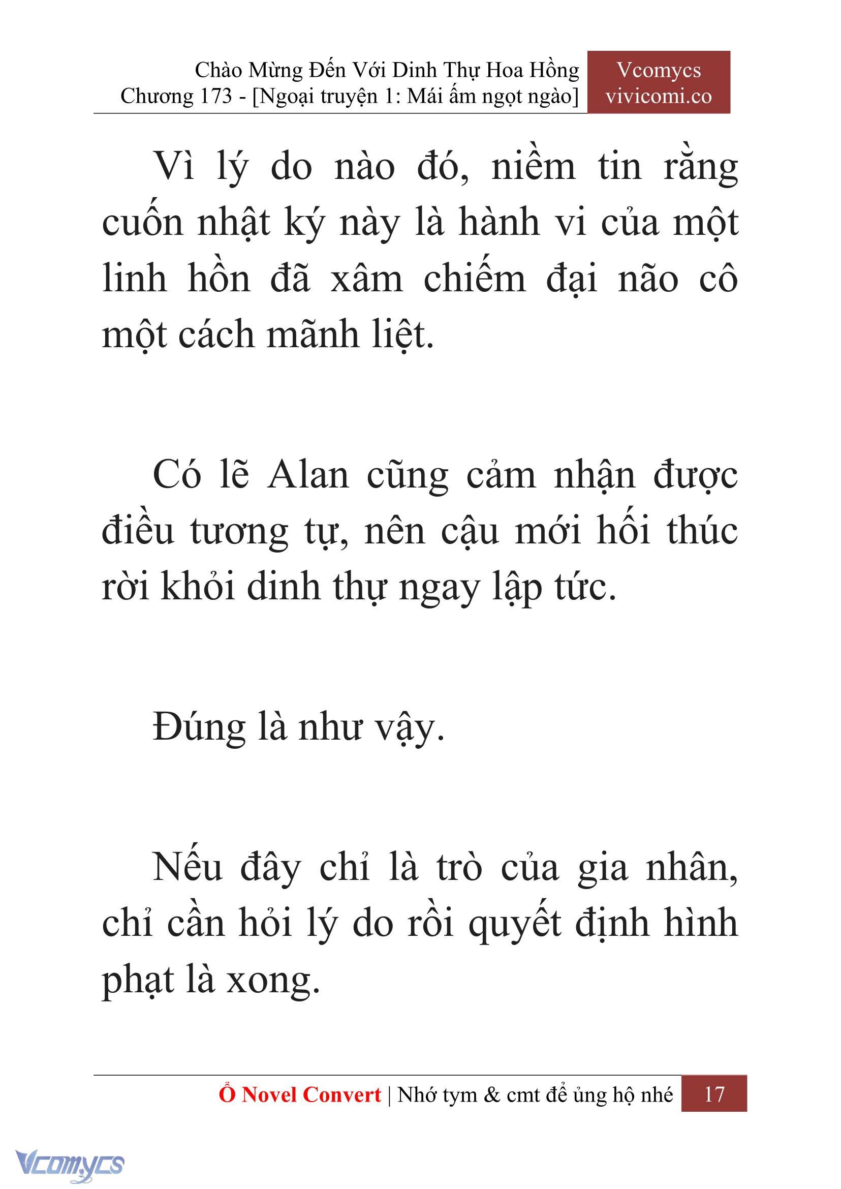 [Novel] Chào Mừng Đến Với Dinh Thự Hoa Hồng Chap 173 - Trang 2