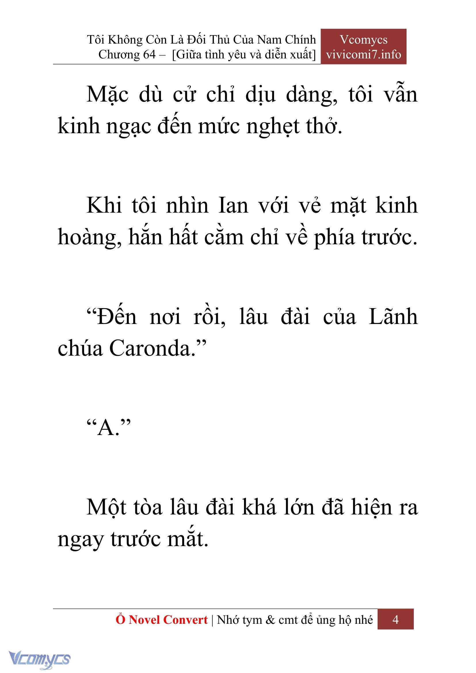 [Novel] Tôi Không Còn Là Đối Thủ Của Nam Chính Chap 64 - Trang 2