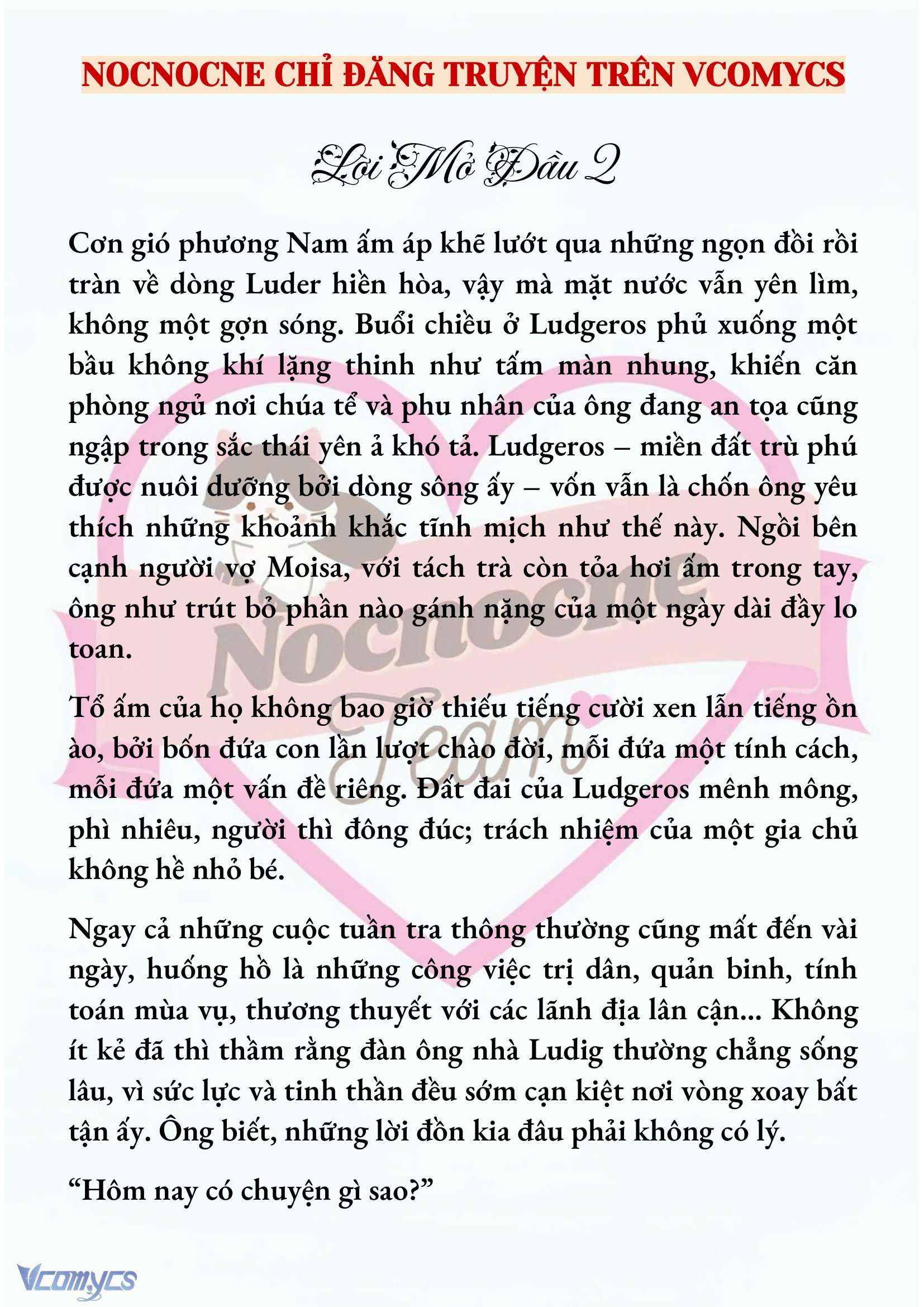 [NOVEL] CÁ RỪNG KHÔN NGOAN Chap 0.2 - Next Chap 0.1