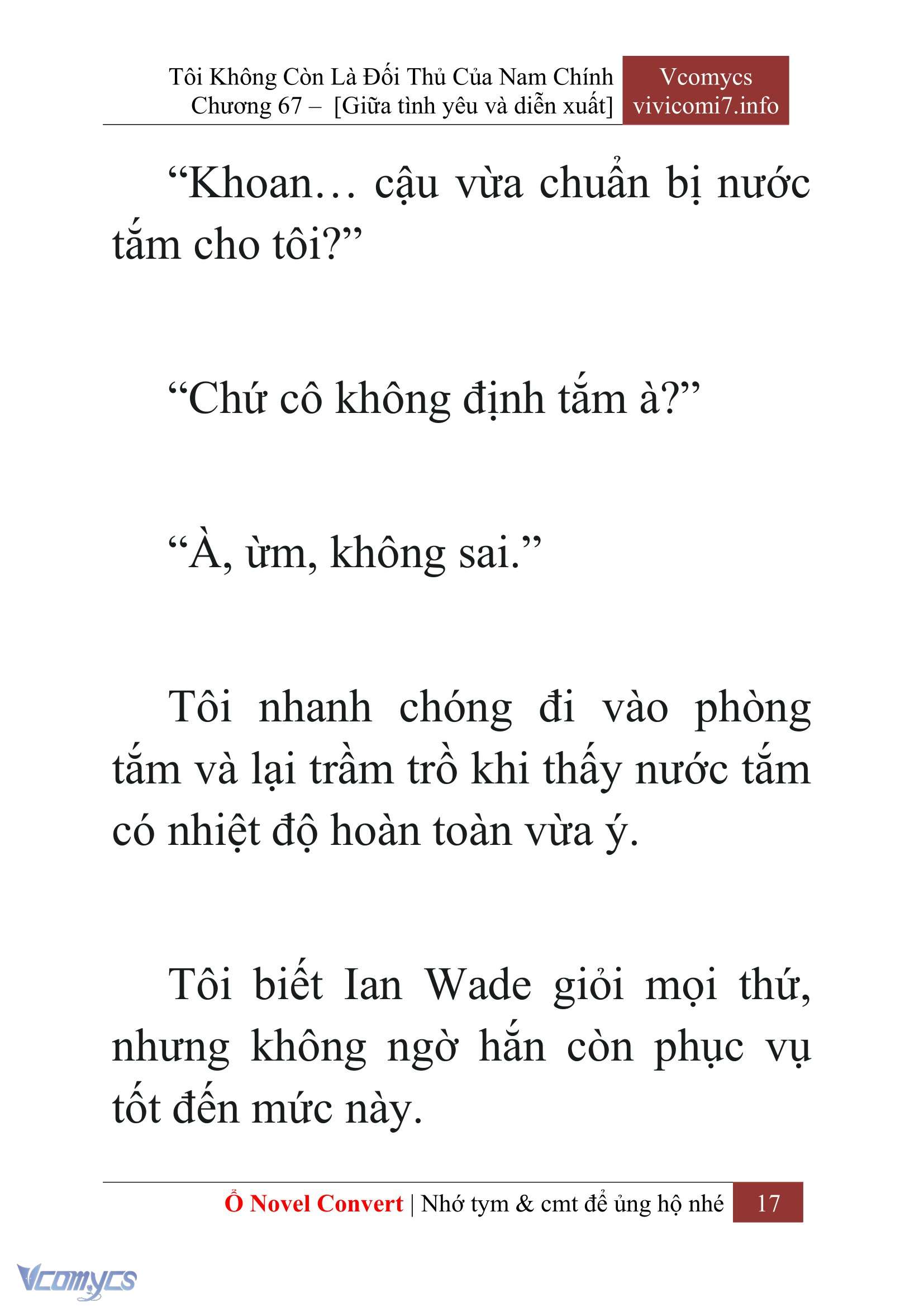 [Novel] Tôi Không Còn Là Đối Thủ Của Nam Chính Chap 67 - Trang 2