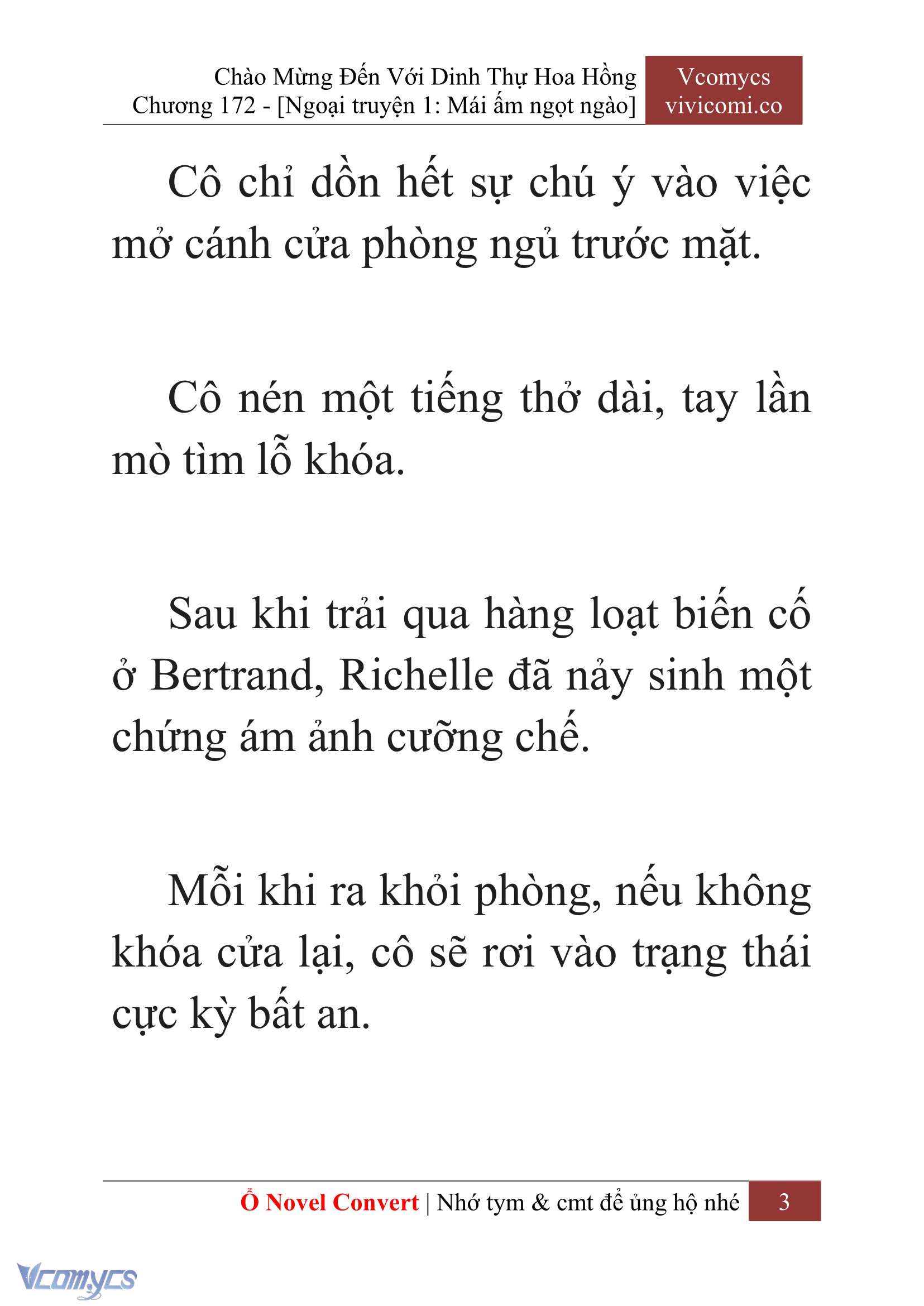 [Novel] Chào Mừng Đến Với Dinh Thự Hoa Hồng Chap 172 - Trang 2