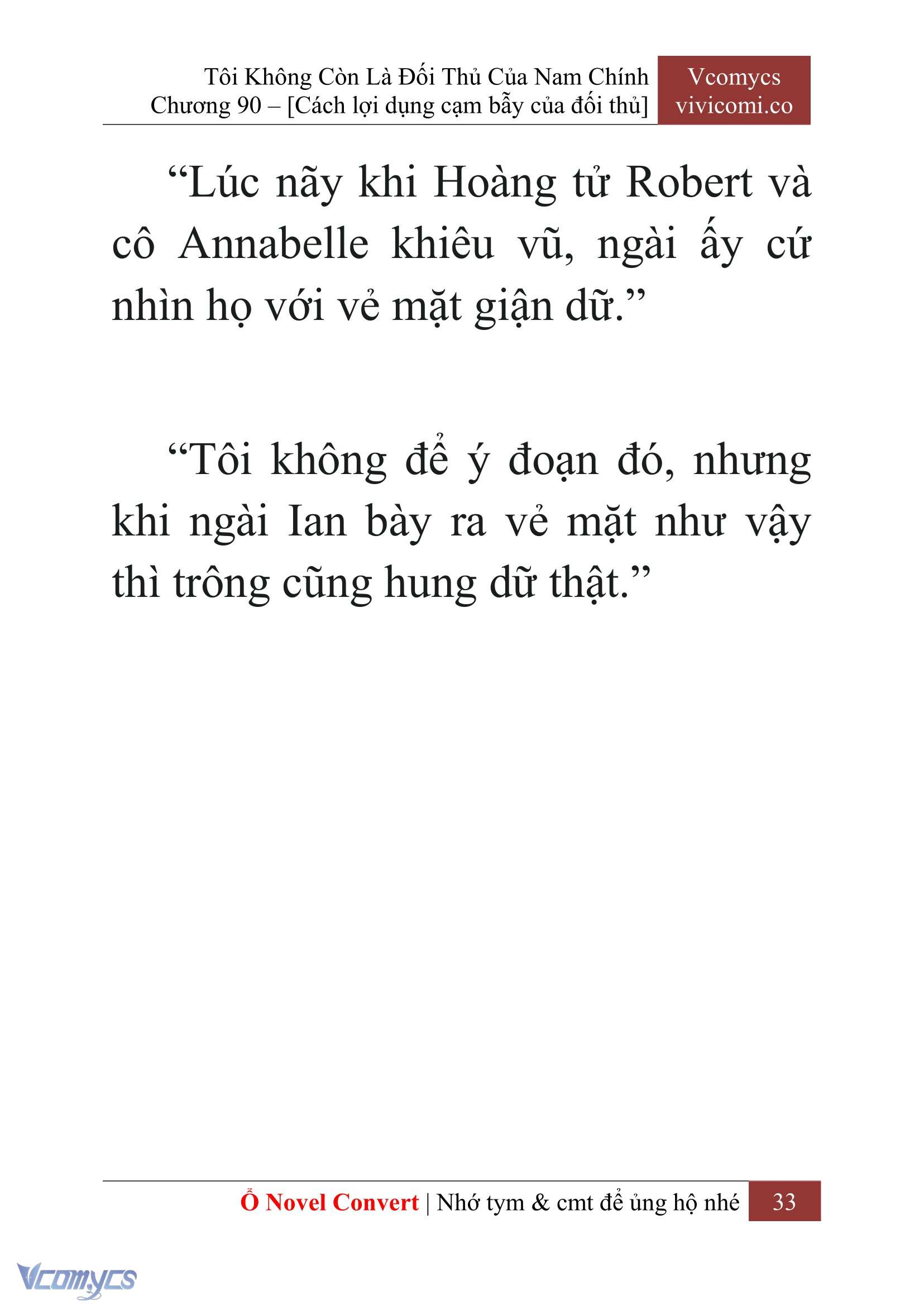 [Novel] Tôi Không Còn Là Đối Thủ Của Nam Chính Chap 90 - Trang 2