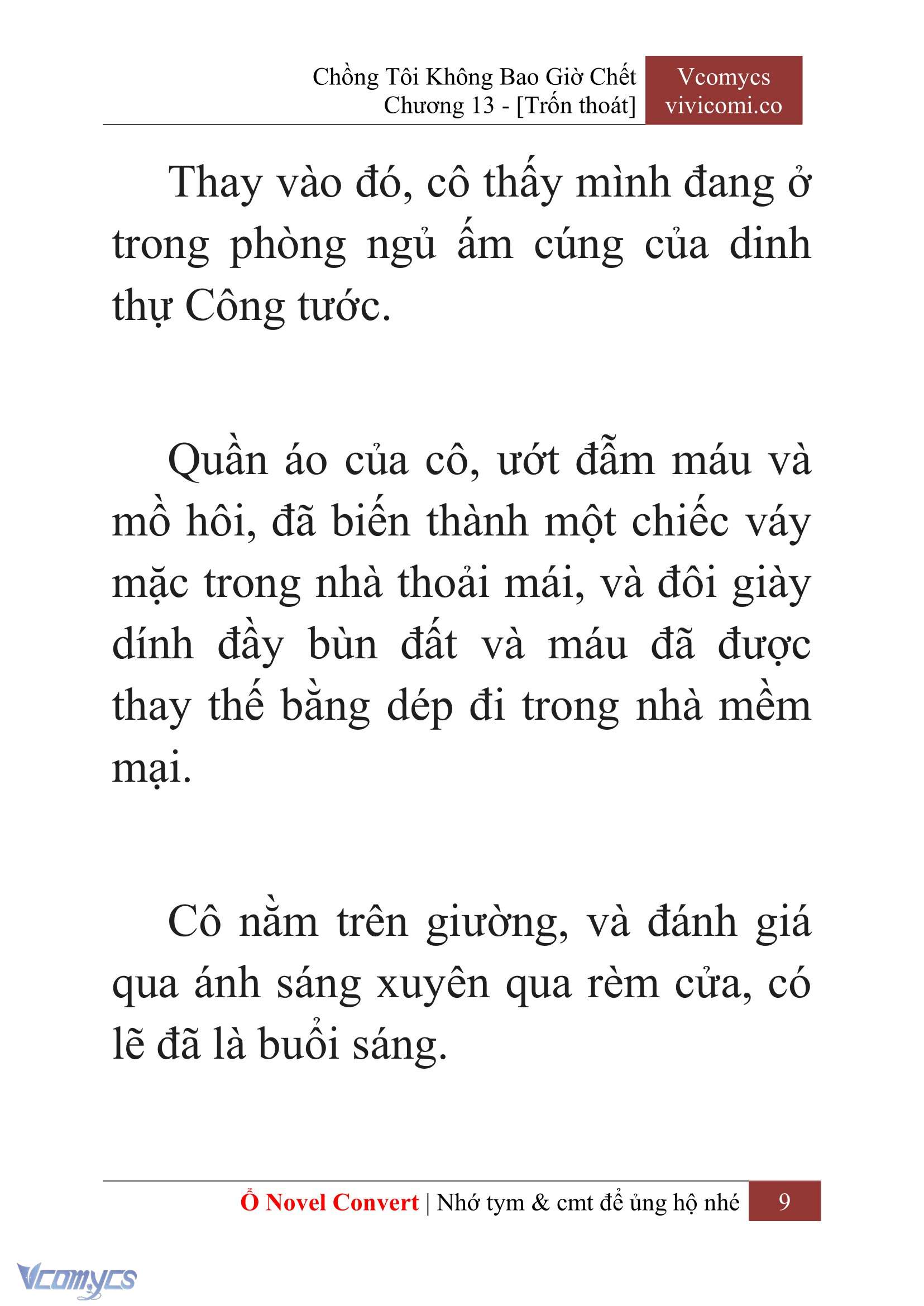 [Novel] Chồng Tôi Không Bao Giờ Chết Chap 13 - Next Chap 14