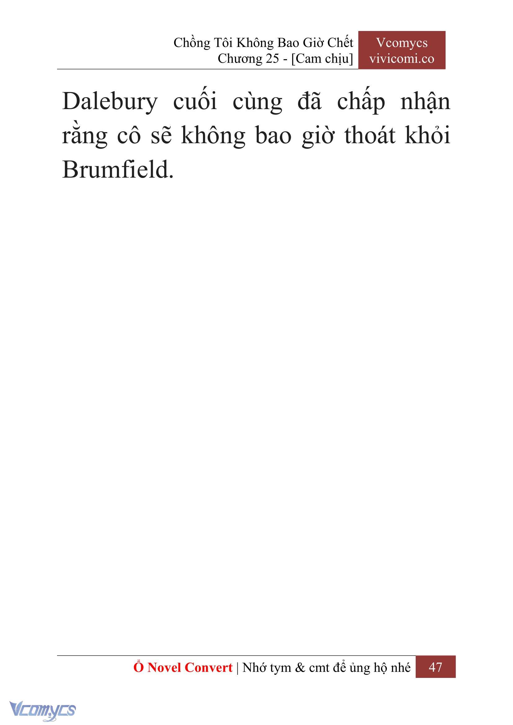 [Novel] Chồng Tôi Không Bao Giờ Chết Chap 25 - Trang 2