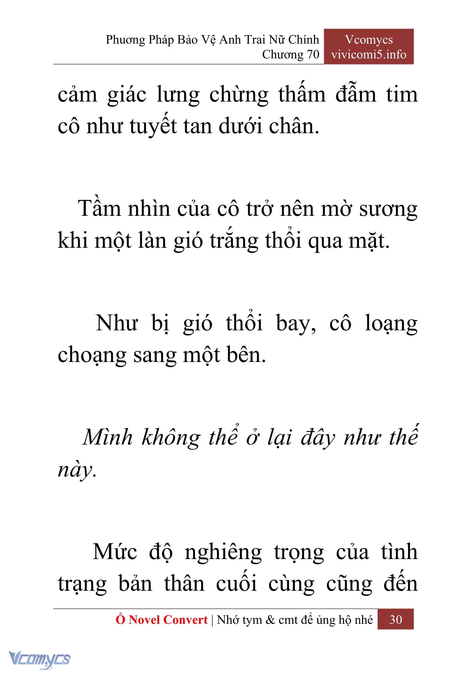 [Novel] Phương Pháp Bảo Vệ Anh Trai Nữ Chính Chap 70 - Next Chap 71