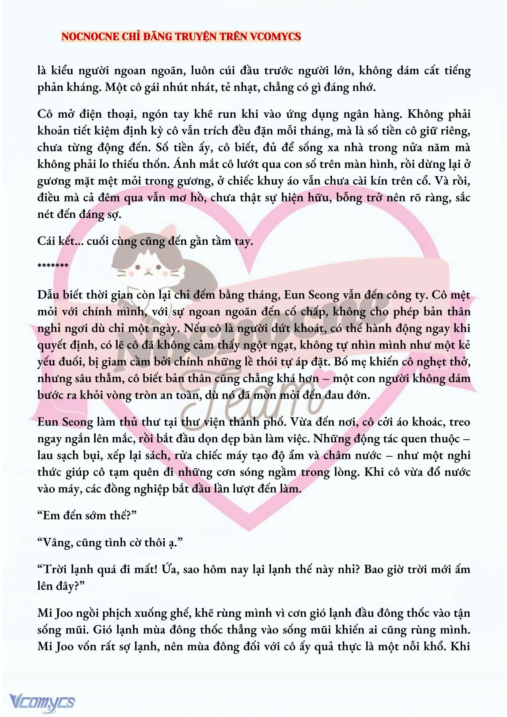 [NOVEL] CHÚNG TA KẾT THÚC VÀO MÙA THU Chap 2 - Next Chap 3