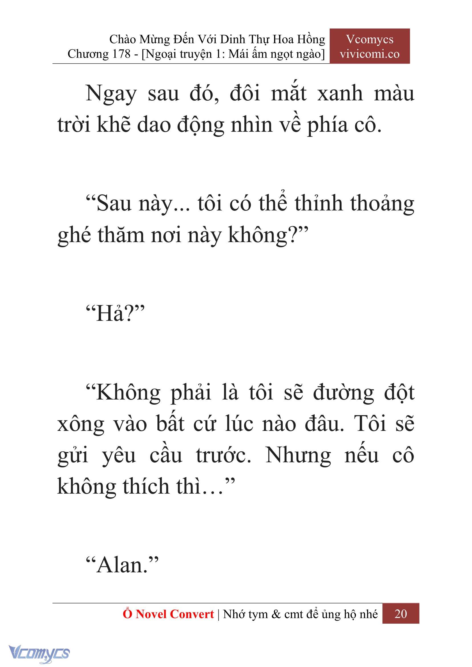 [Novel] Chào Mừng Đến Với Dinh Thự Hoa Hồng Chap 178 - Trang 2