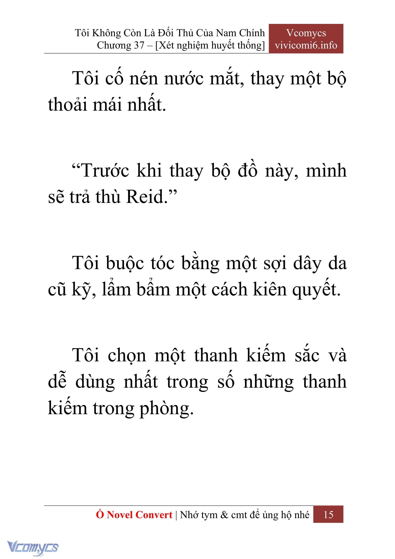[Novel] Tôi Không Còn Là Đối Thủ Của Nam Chính Chap 37 - Trang 2