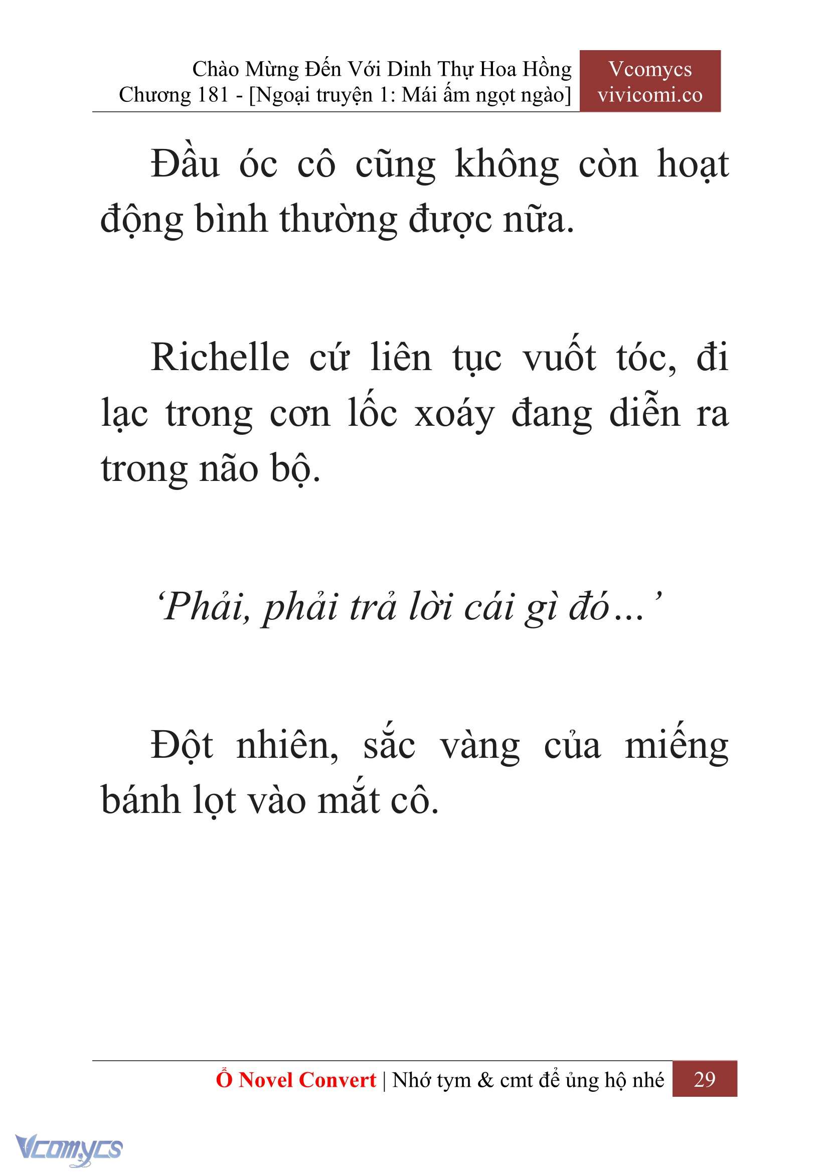 [Novel] Chào Mừng Đến Với Dinh Thự Hoa Hồng Chap 181 - Trang 2