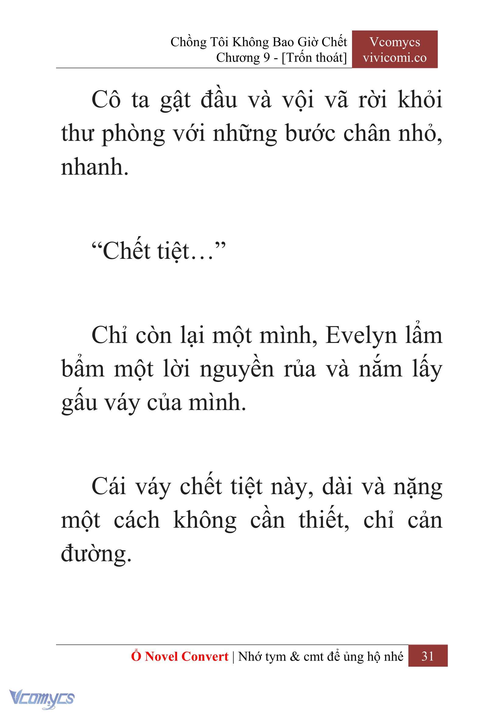 [Novel] Chồng Tôi Không Bao Giờ Chết Chap 9 - Next Chap 10
