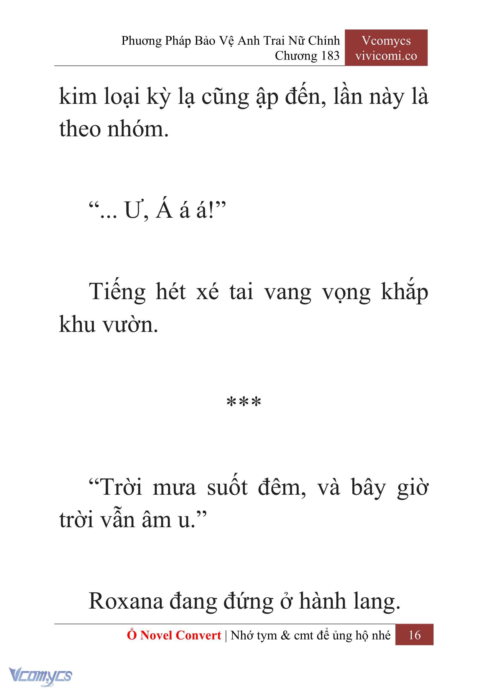 [Novel] Phương Pháp Bảo Vệ Anh Trai Nữ Chính Chap 183 - Next Chap 184