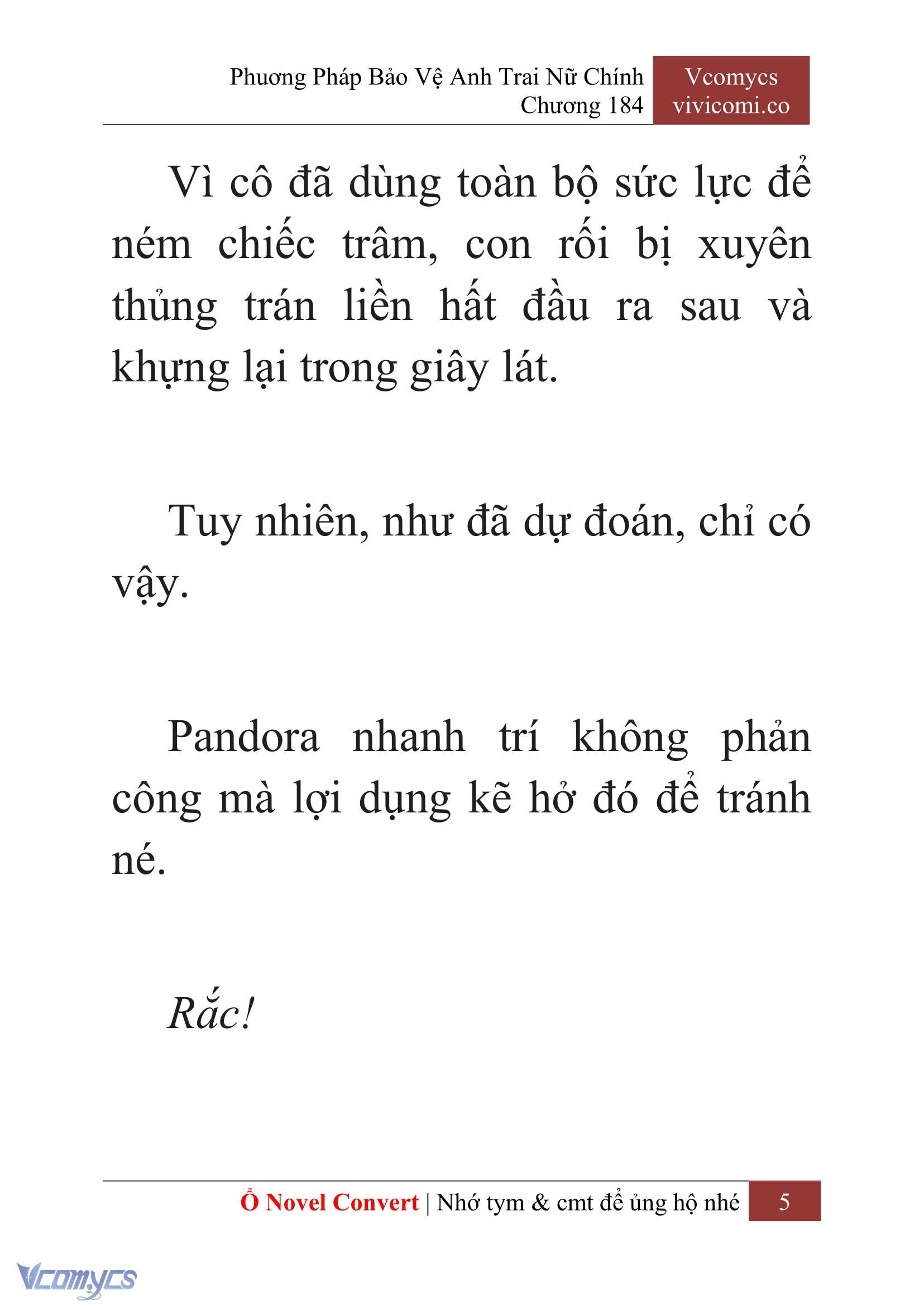 [Novel] Phương Pháp Bảo Vệ Anh Trai Nữ Chính Chap 184 - Trang 2