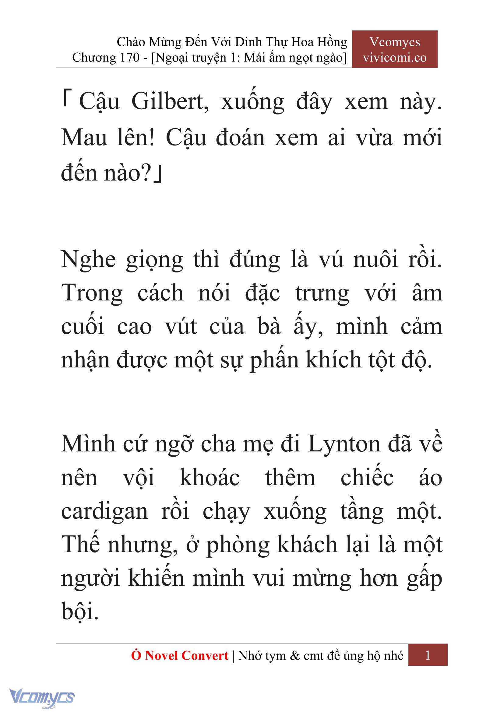 [Novel] Chào Mừng Đến Với Dinh Thự Hoa Hồng Chap 170 - Trang 2