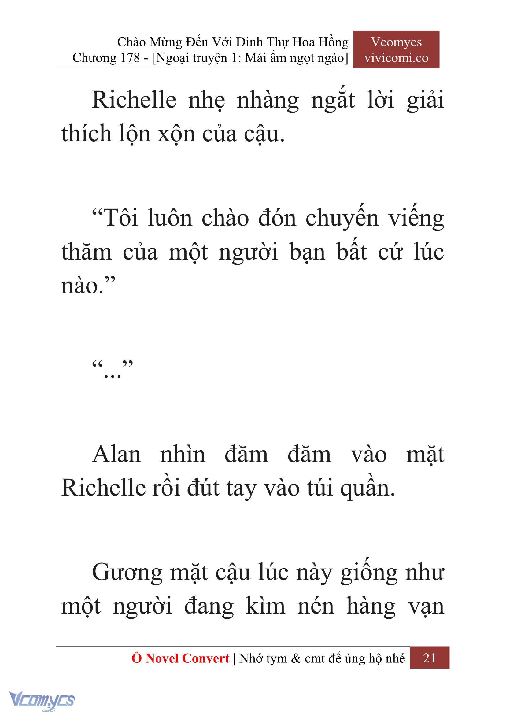 [Novel] Chào Mừng Đến Với Dinh Thự Hoa Hồng Chap 178 - Trang 2