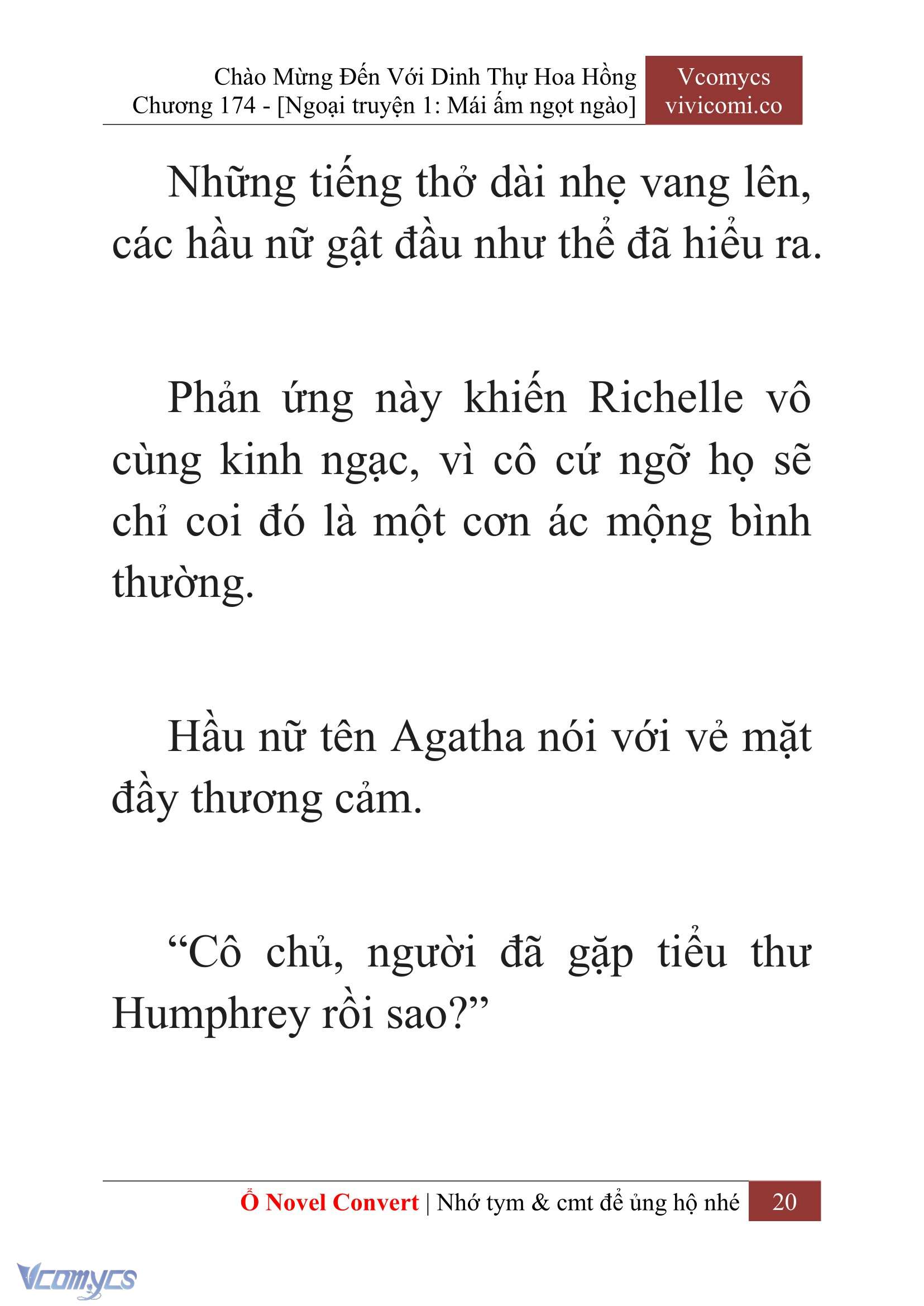 [Novel] Chào Mừng Đến Với Dinh Thự Hoa Hồng Chap 174 - Trang 2