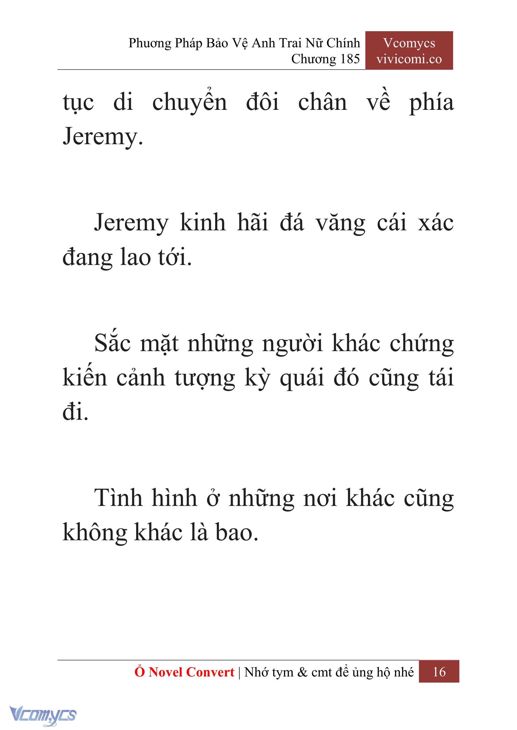 [Novel] Phương Pháp Bảo Vệ Anh Trai Nữ Chính Chap 185 - Trang 2