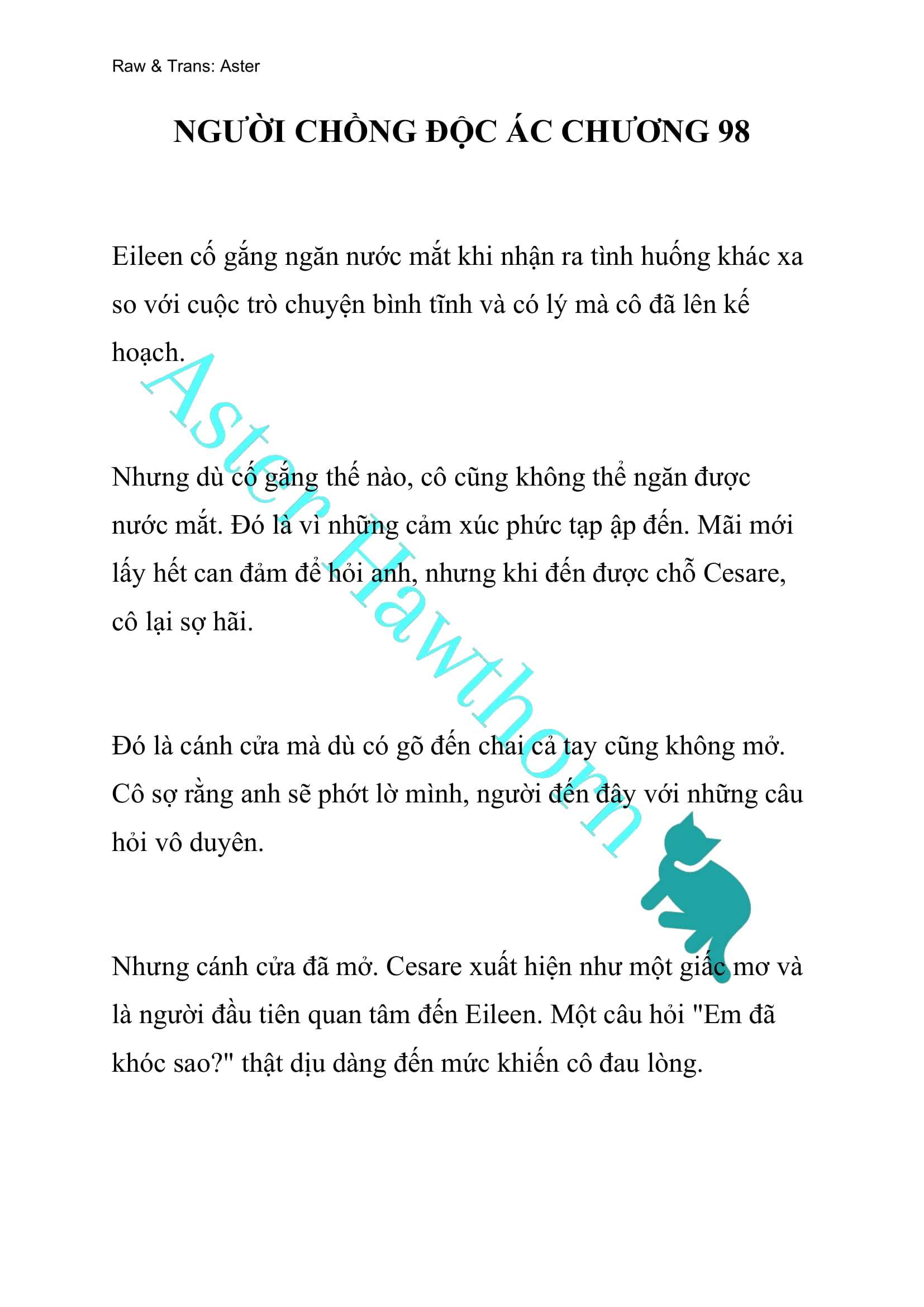 [NOVEL] Người Chồng Độc Ác Chap 98 - Next Chap 99