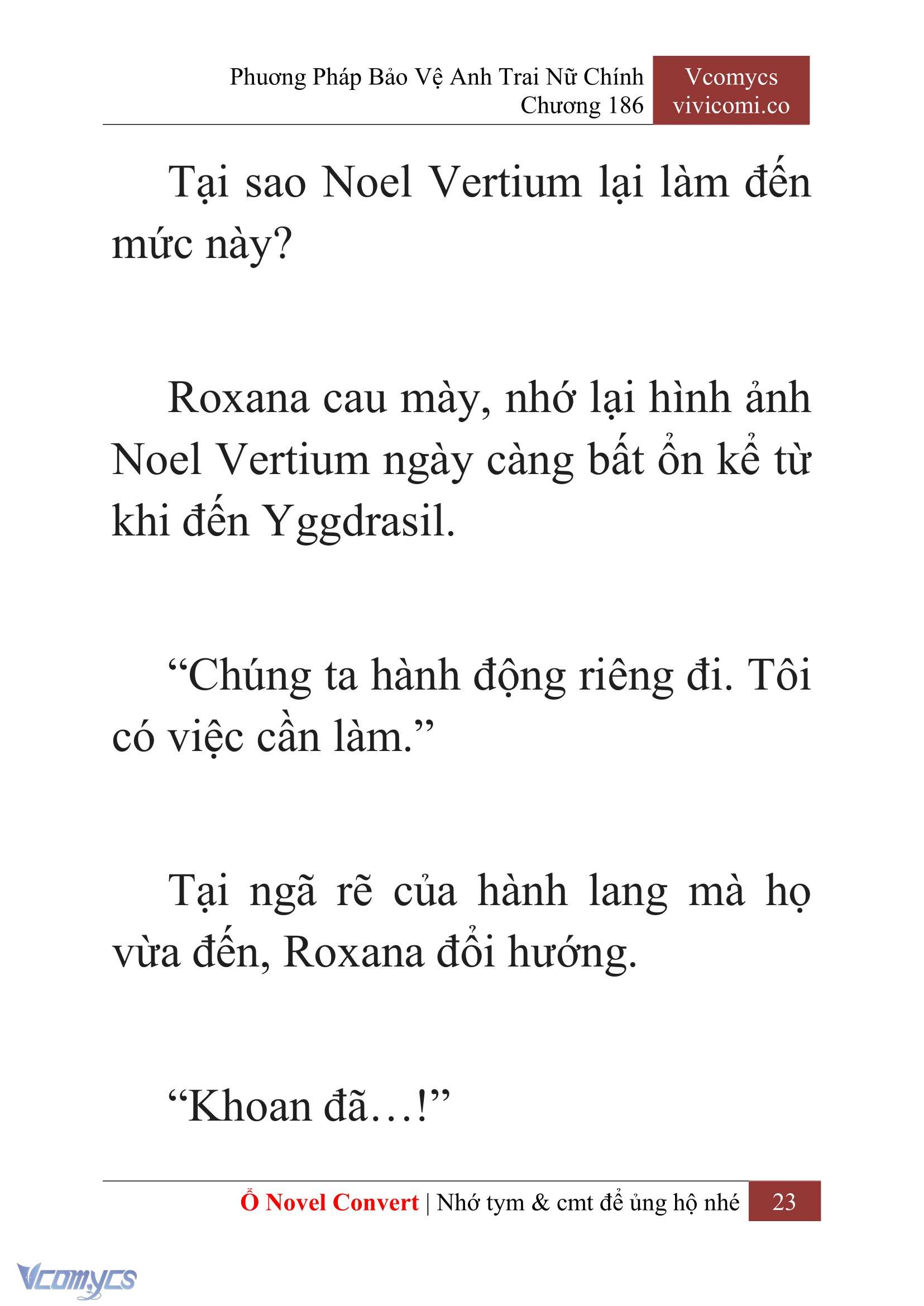 [Novel] Phương Pháp Bảo Vệ Anh Trai Nữ Chính Chap 186 - Trang 2
