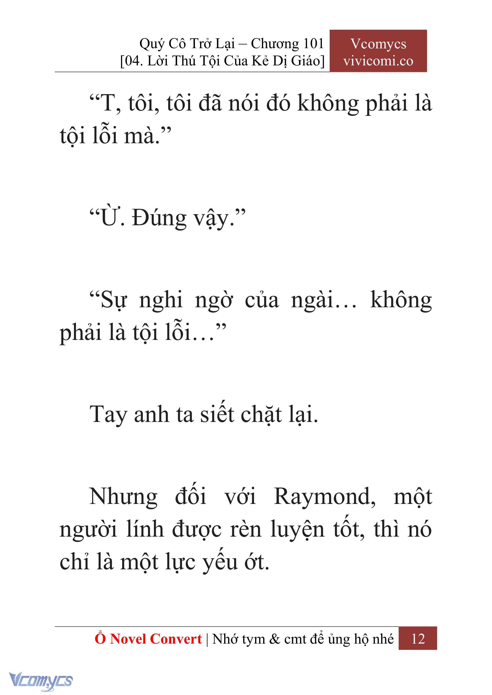 [Novel] Quý Cô Trở Lại Chap 101 - Trang 2