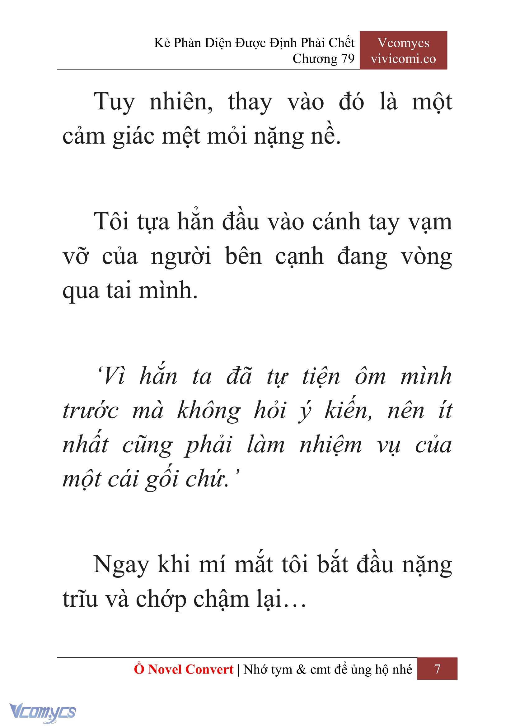 [Novel] Kẻ Phản Diện Được Định Phải Chết Chap 79 - Trang 2