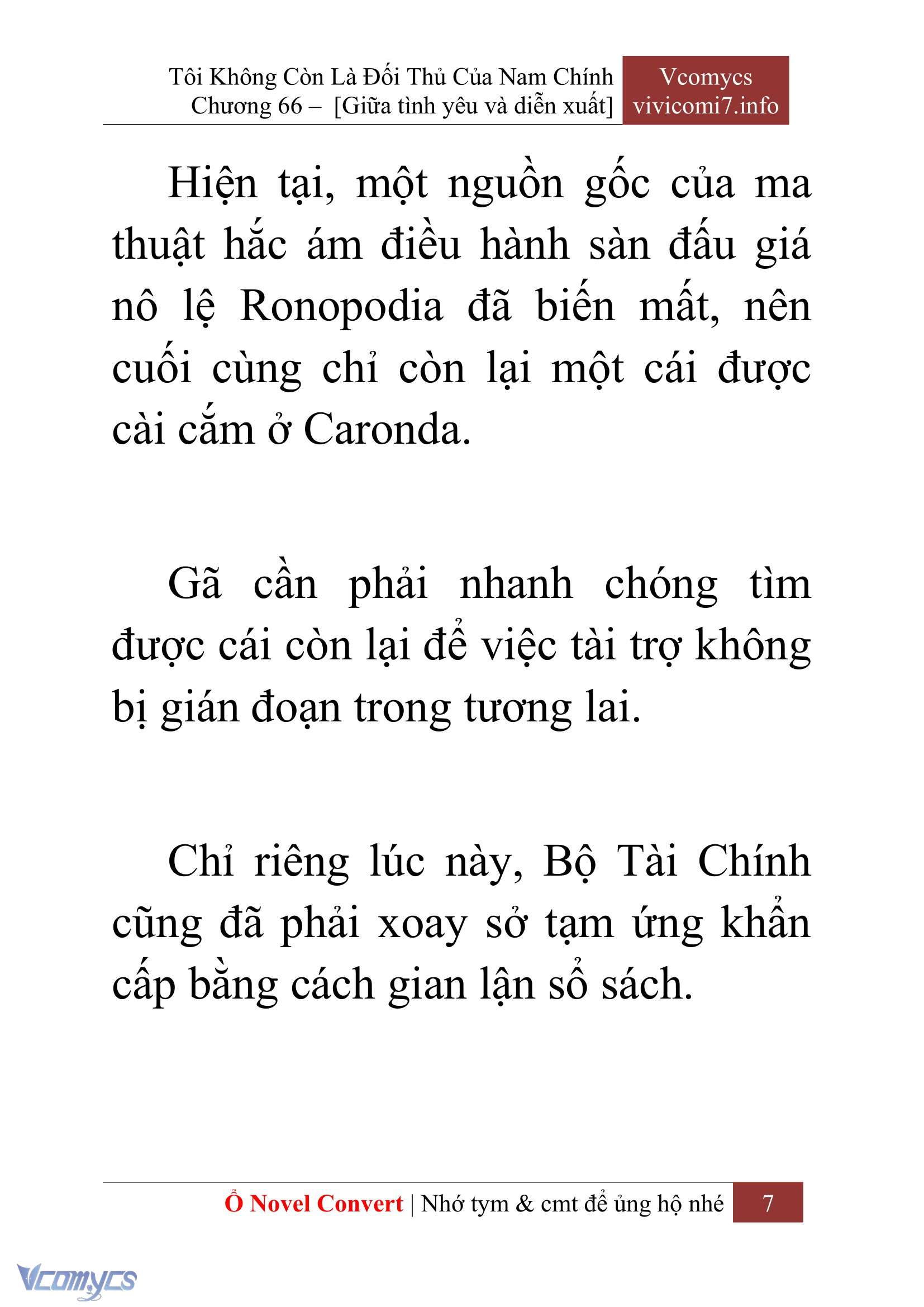 [Novel] Tôi Không Còn Là Đối Thủ Của Nam Chính Chap 66 - Trang 2