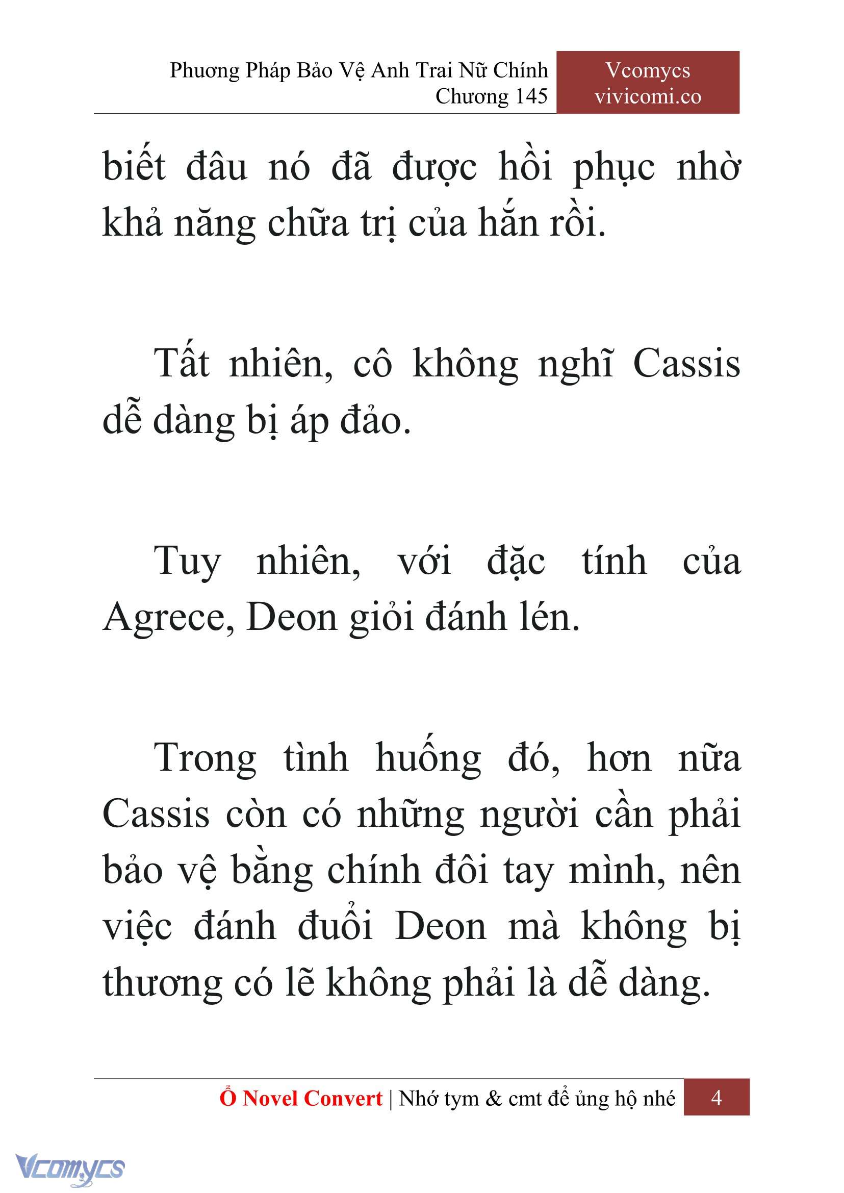 [Novel] Phương Pháp Bảo Vệ Anh Trai Nữ Chính Chap 145 - Next Chap 146