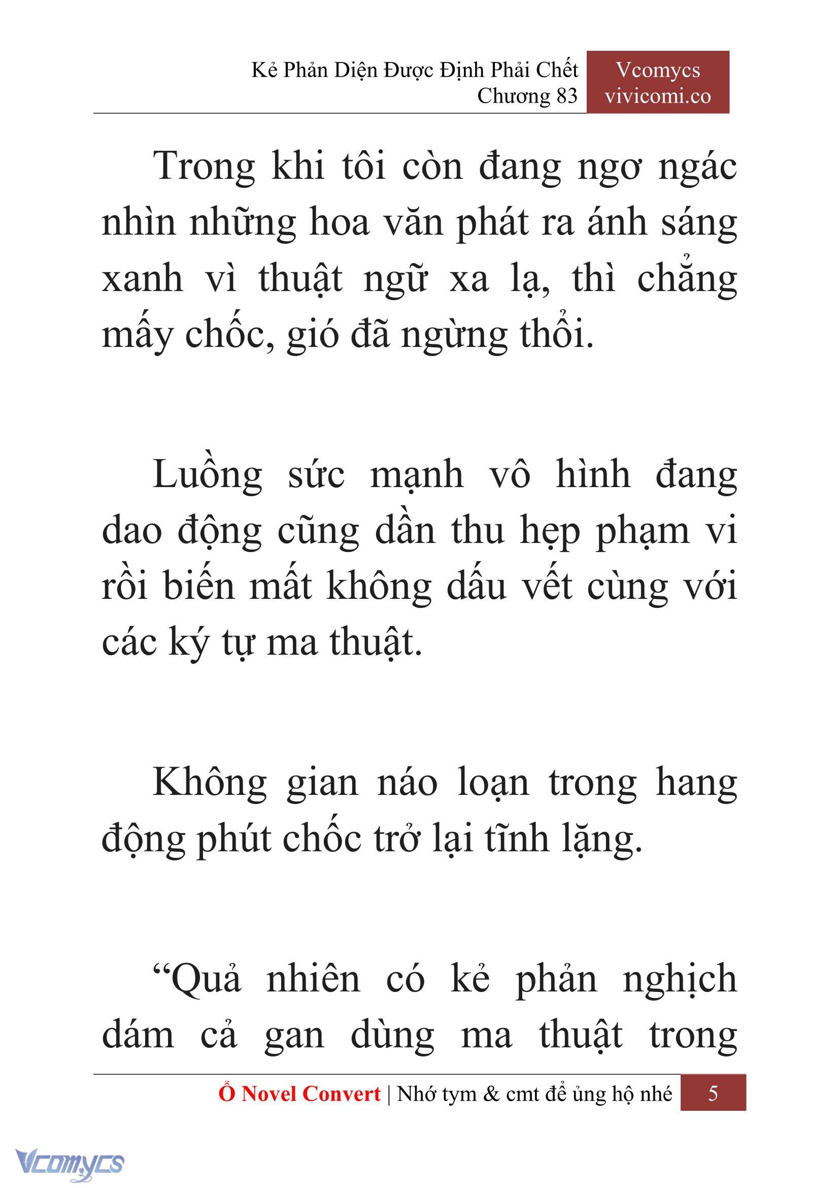 [Novel] Kẻ Phản Diện Được Định Phải Chết Chap 83 - Next Chap 84
