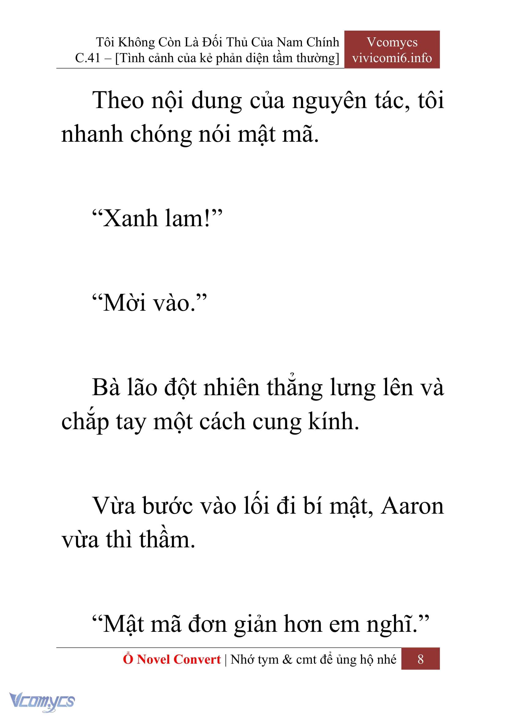 [Novel] Tôi Không Còn Là Đối Thủ Của Nam Chính Chap 41 - Trang 2