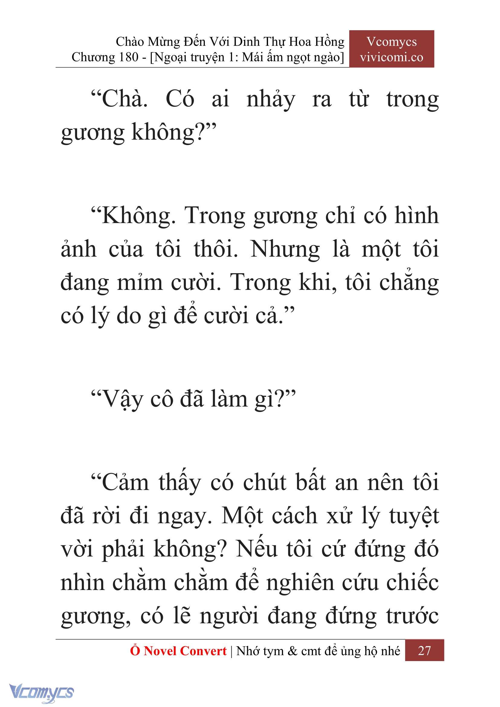 [Novel] Chào Mừng Đến Với Dinh Thự Hoa Hồng Chap 180 - Trang 2
