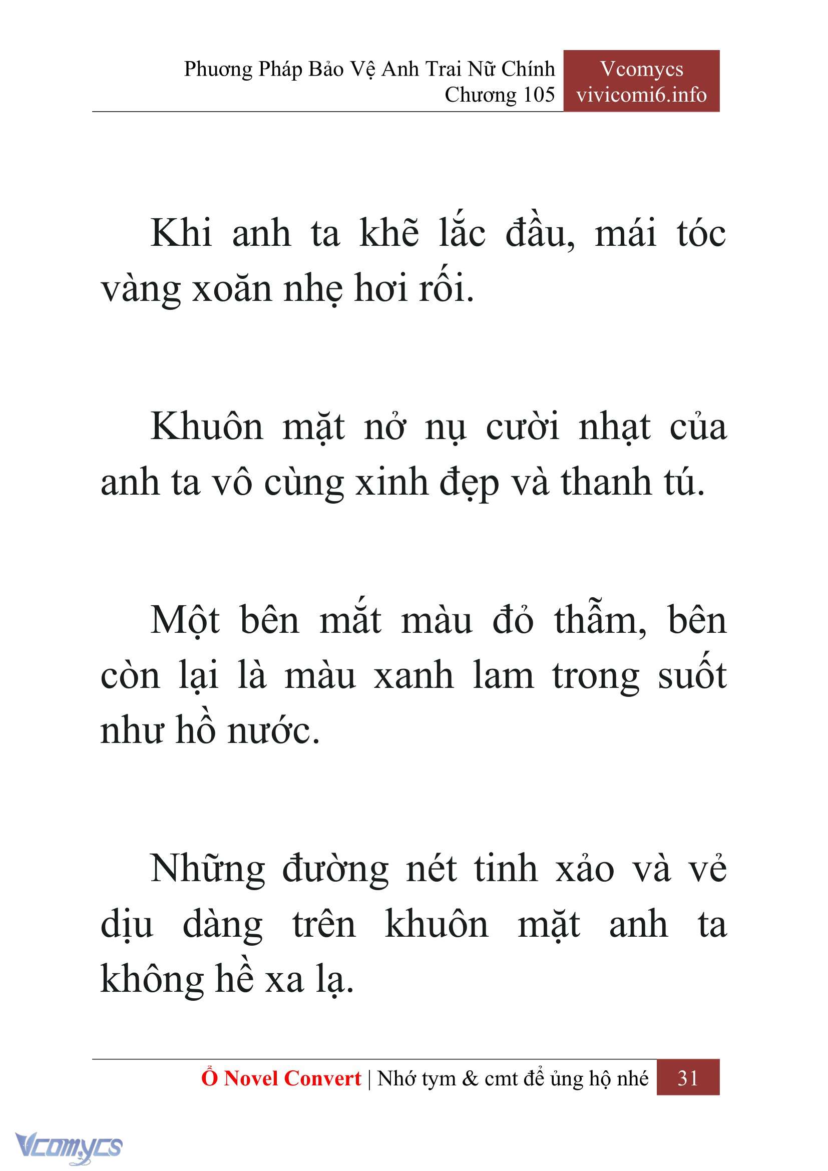 [Novel] Phương Pháp Bảo Vệ Anh Trai Nữ Chính Chap 105 - Next Chap 106