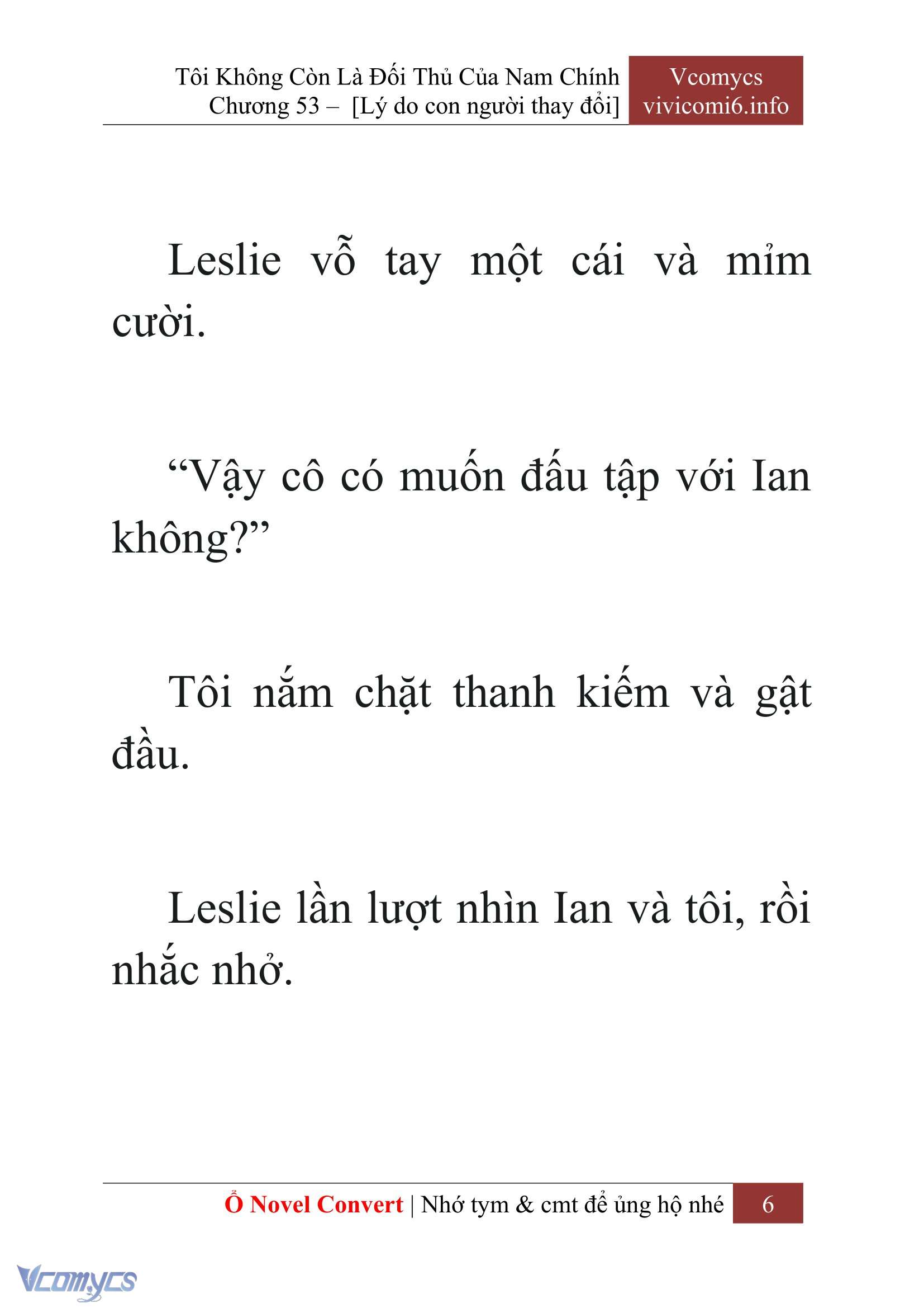 [Novel] Tôi Không Còn Là Đối Thủ Của Nam Chính Chap 53 - Trang 2