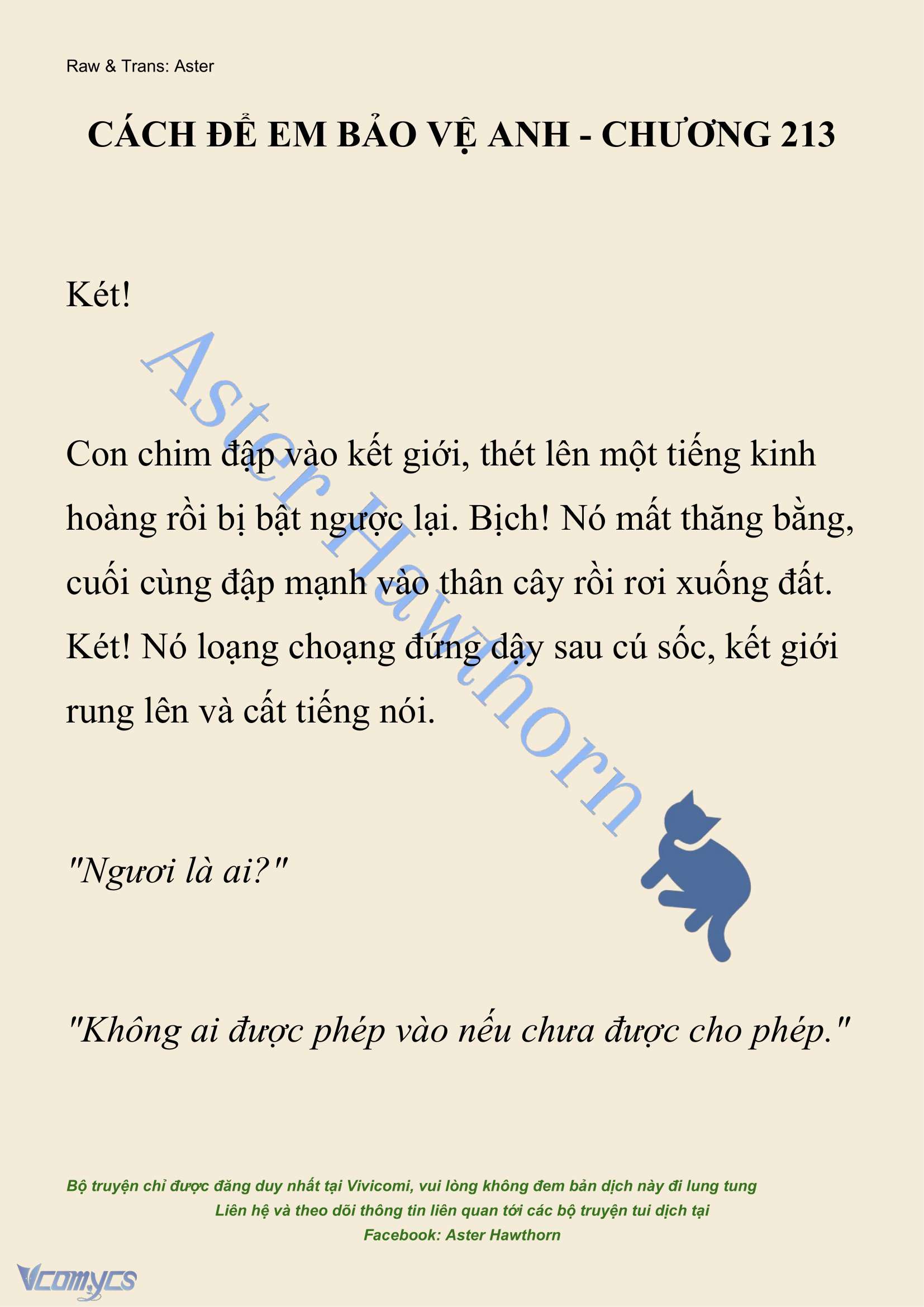[NOVEL] Cách Để Em Bảo Vệ Anh Chap 213 - Next Chap 214