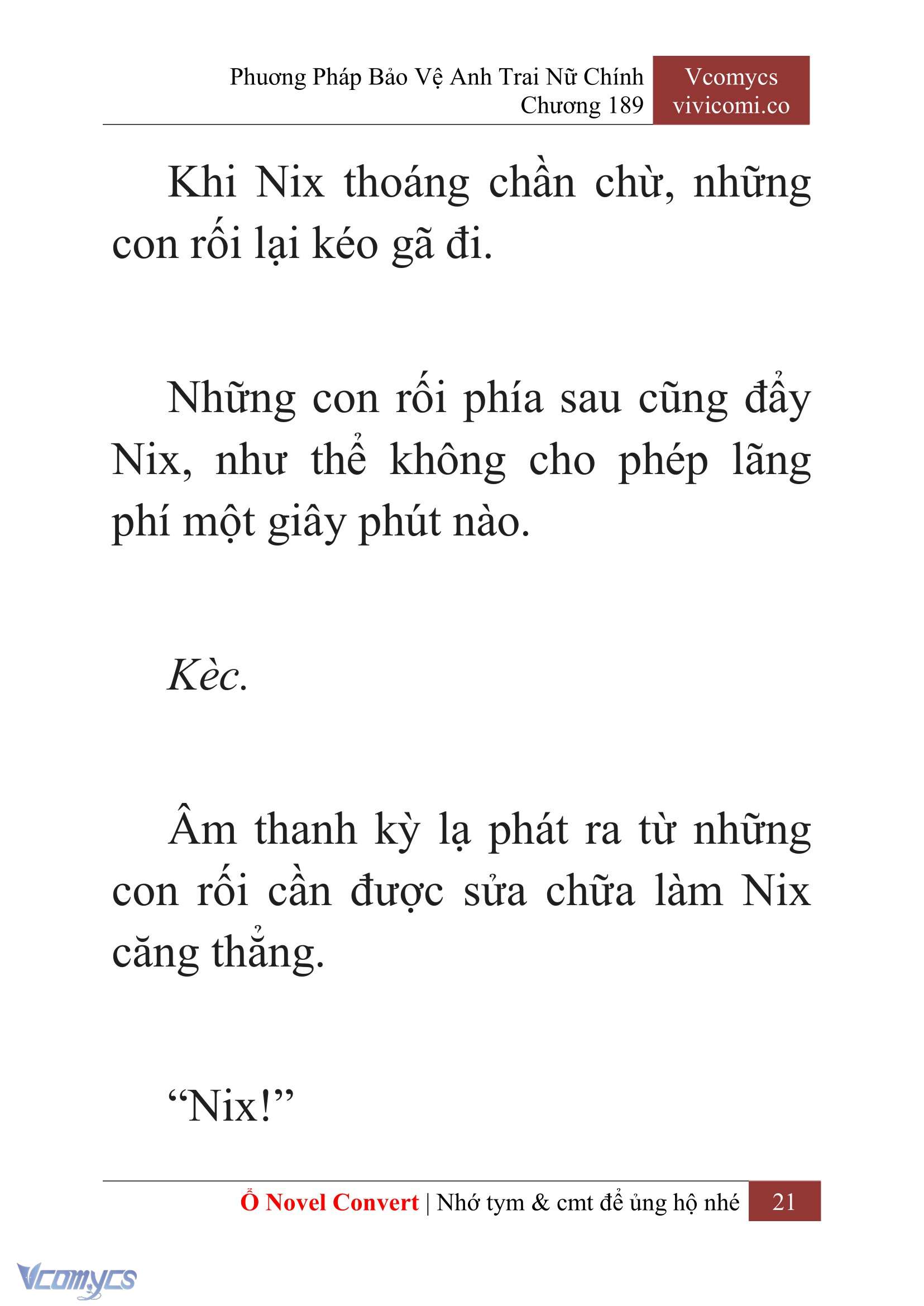 [Novel] Phương Pháp Bảo Vệ Anh Trai Nữ Chính Chap 189 - Trang 2
