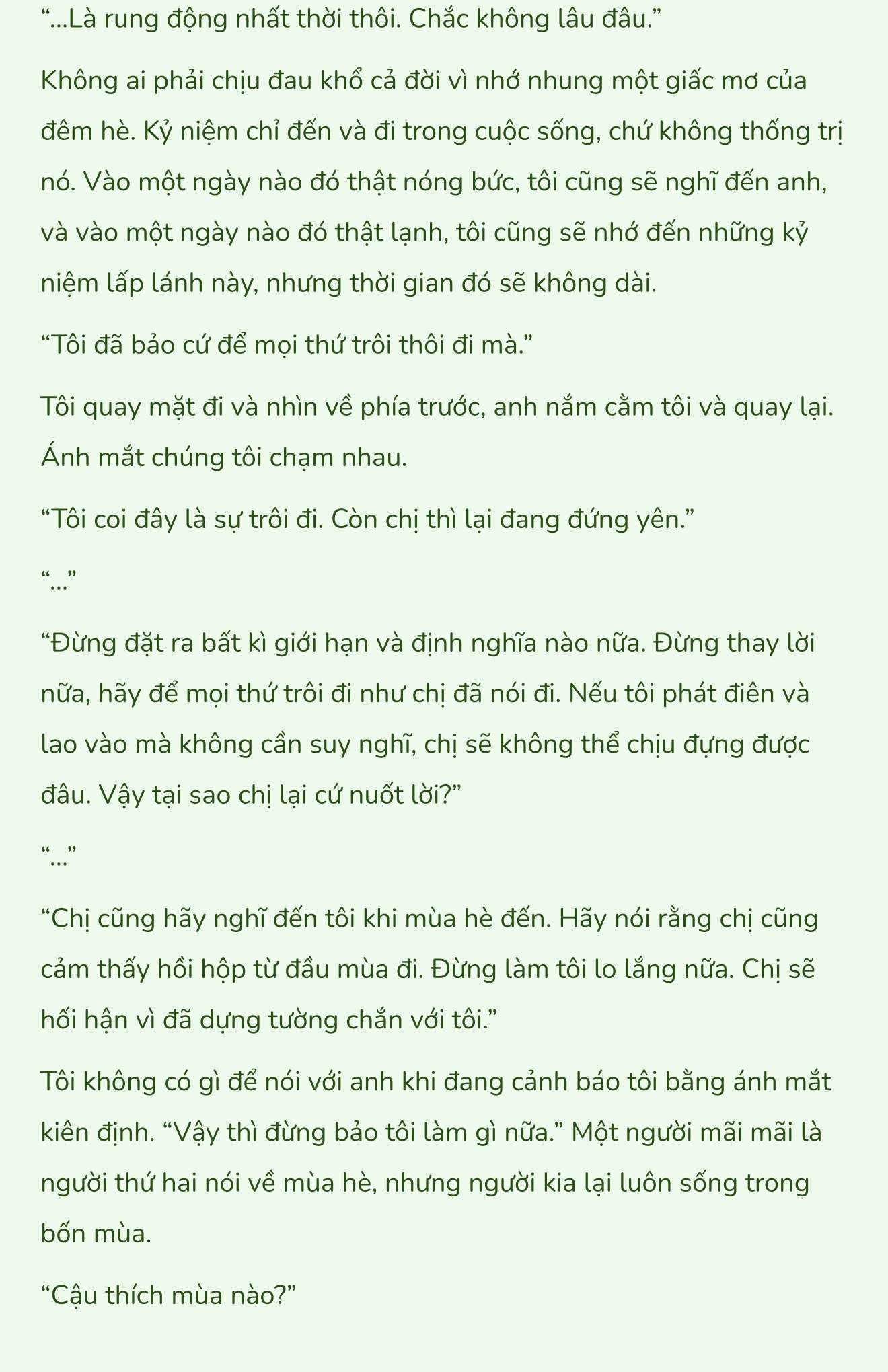 [Novel] Khúc Hát Giữa Mùa Hè Chap 12 - Next 