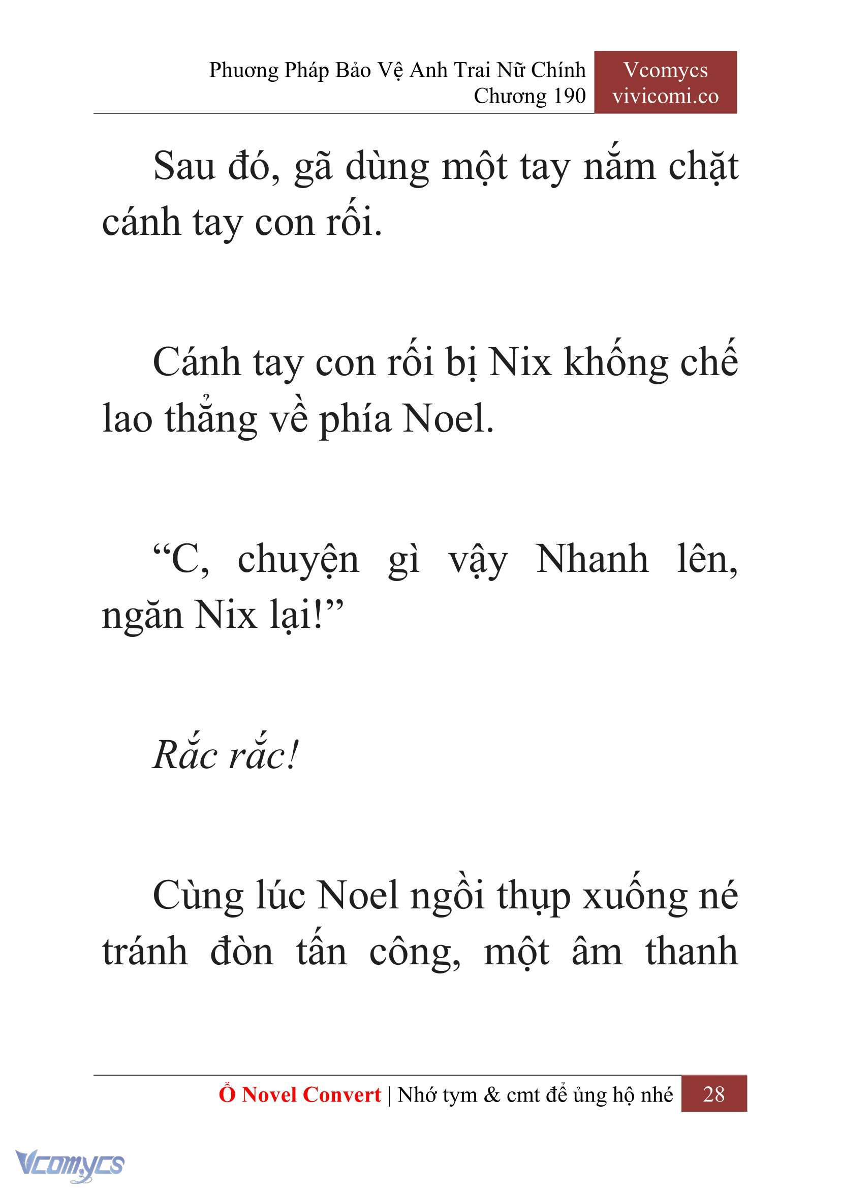 [Novel] Phương Pháp Bảo Vệ Anh Trai Nữ Chính Chap 190 - Trang 2
