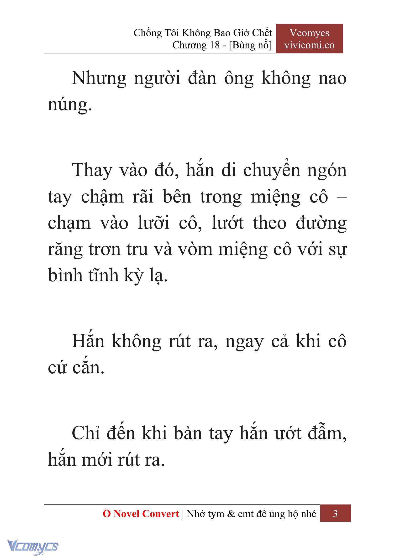 [Novel] Chồng Tôi Không Bao Giờ Chết Chap 18 - Trang 2