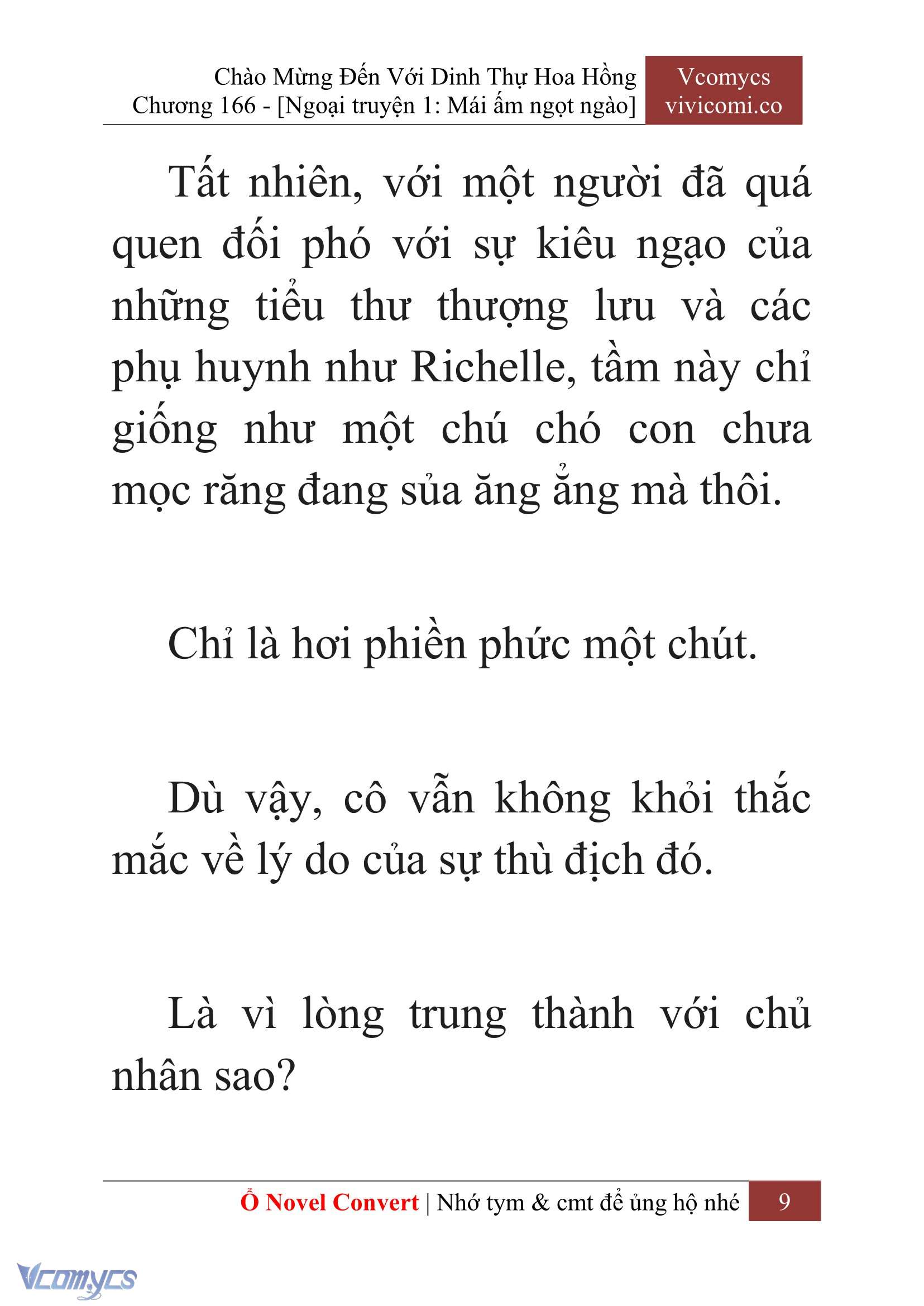 [Novel] Chào Mừng Đến Với Dinh Thự Hoa Hồng Chap 166 - Trang 2