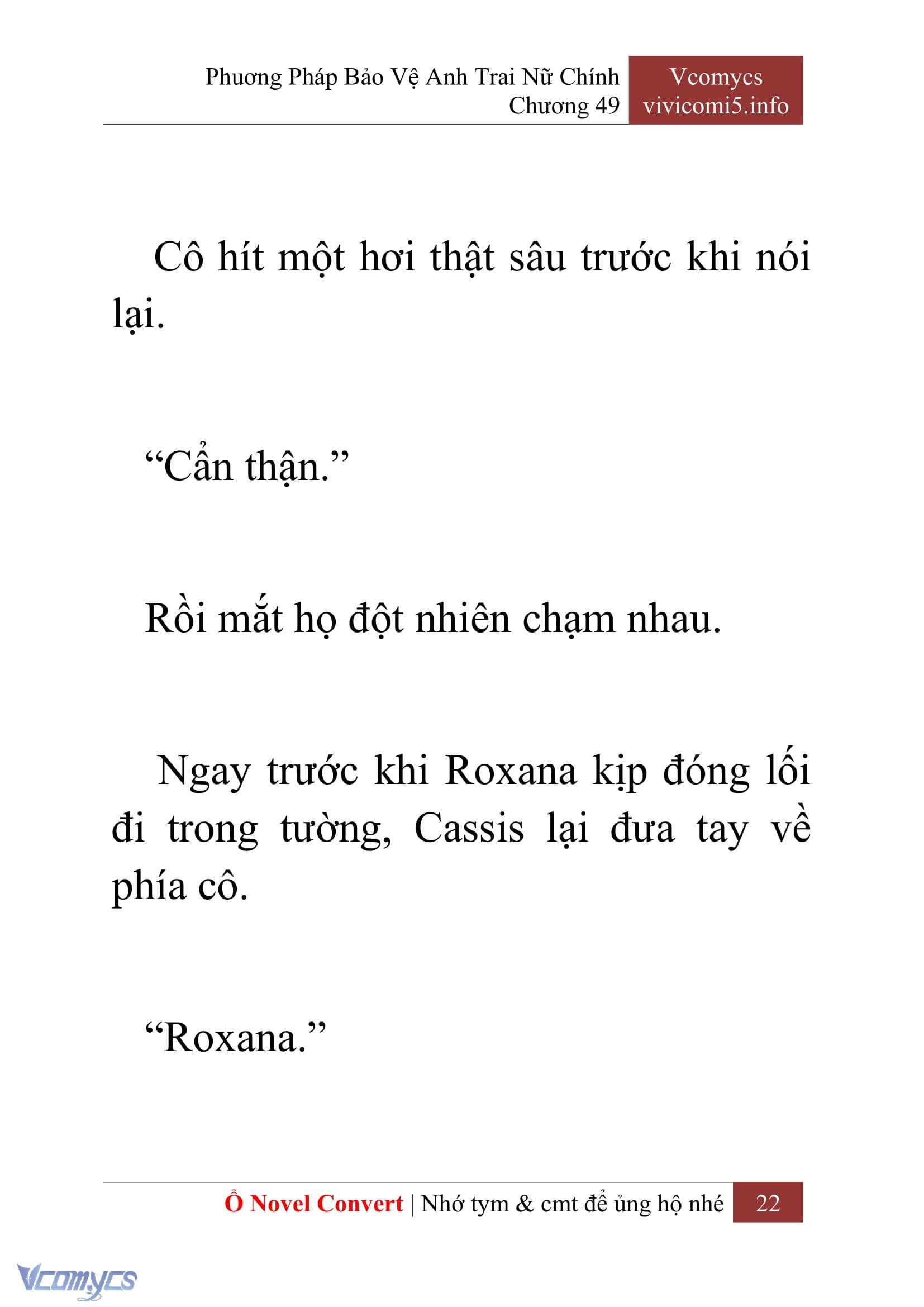 [Novel] Phương Pháp Bảo Vệ Anh Trai Nữ Chính Chap 49 - Next Chap 50