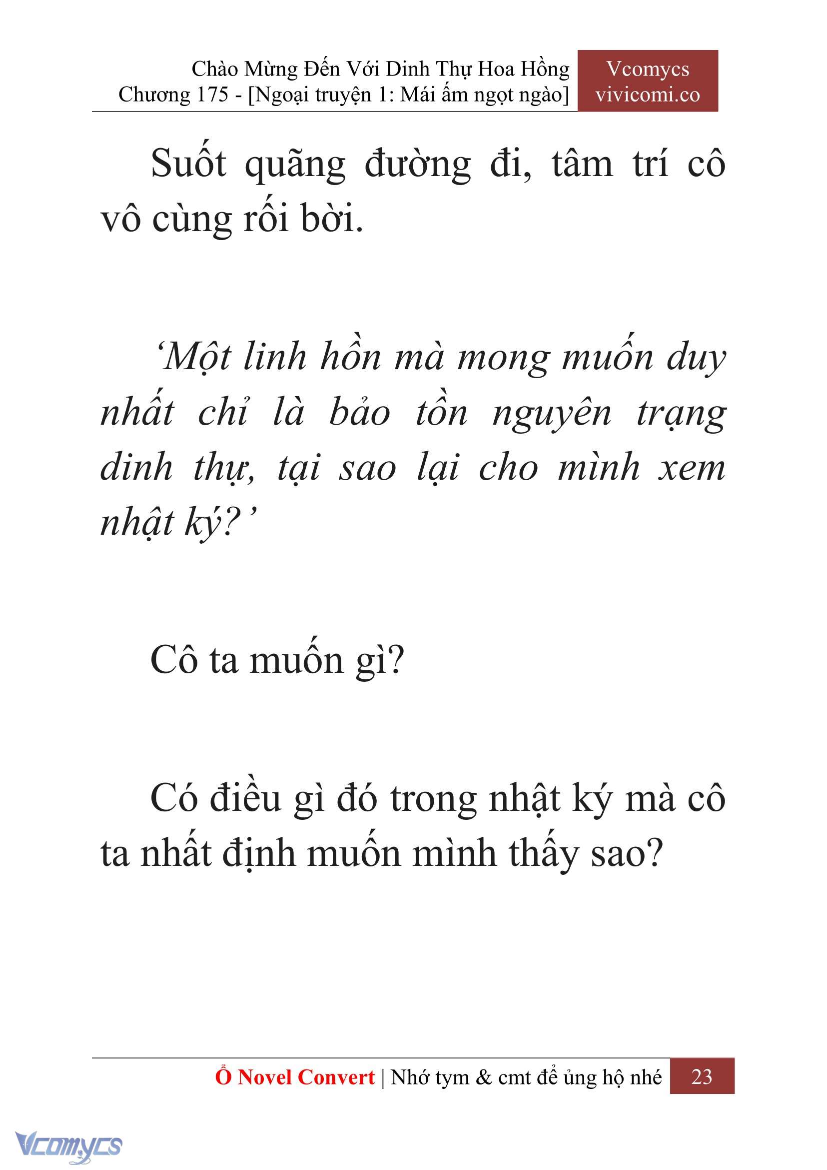 [Novel] Chào Mừng Đến Với Dinh Thự Hoa Hồng Chap 175 - Trang 2