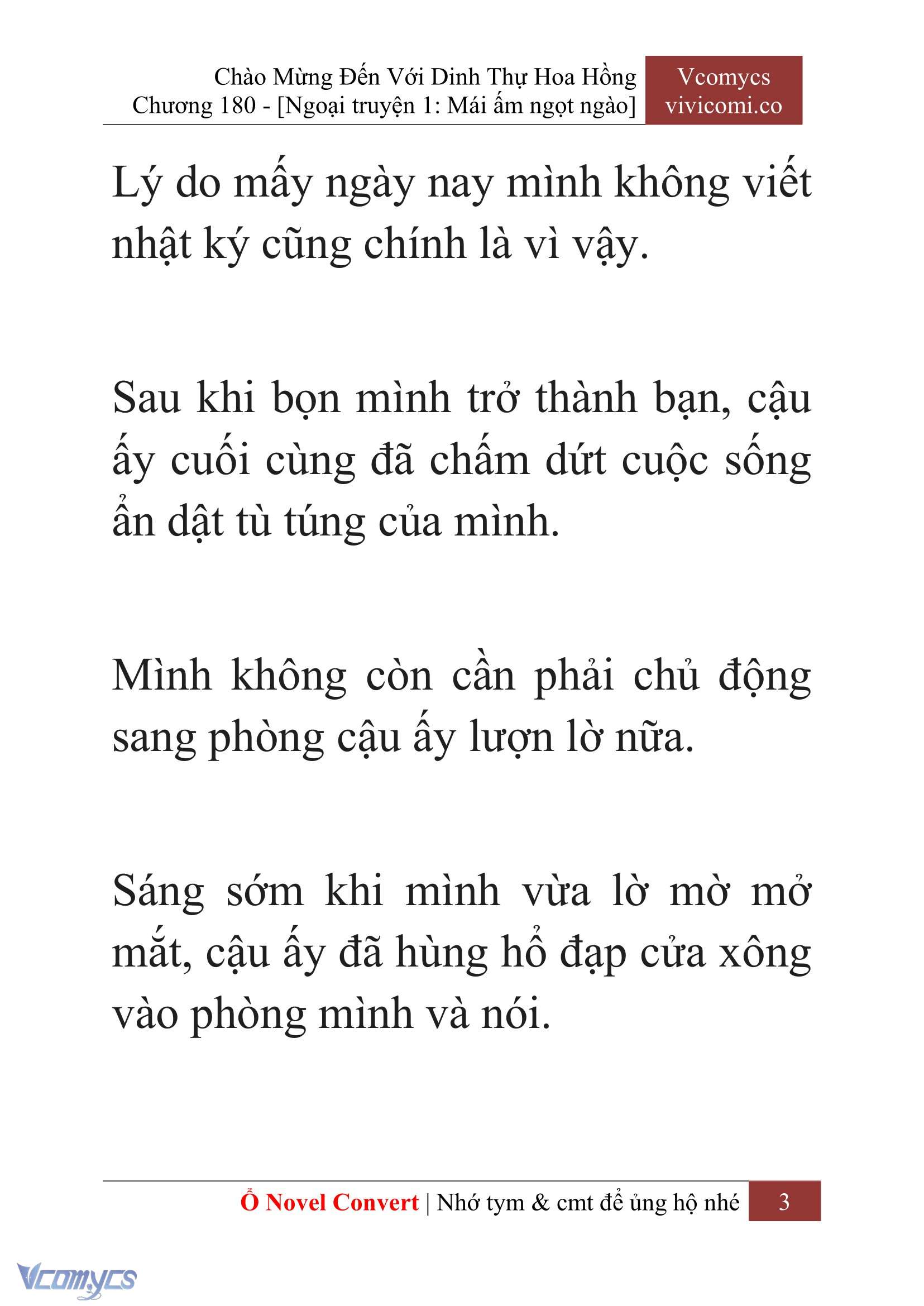 [Novel] Chào Mừng Đến Với Dinh Thự Hoa Hồng Chap 180 - Trang 2