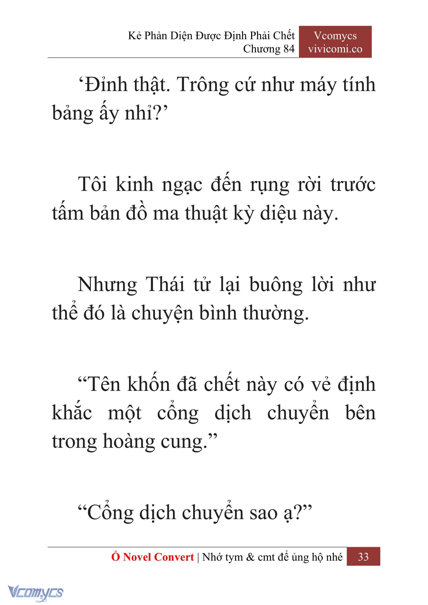 [Novel] Kẻ Phản Diện Được Định Phải Chết Chap 84 - Next 